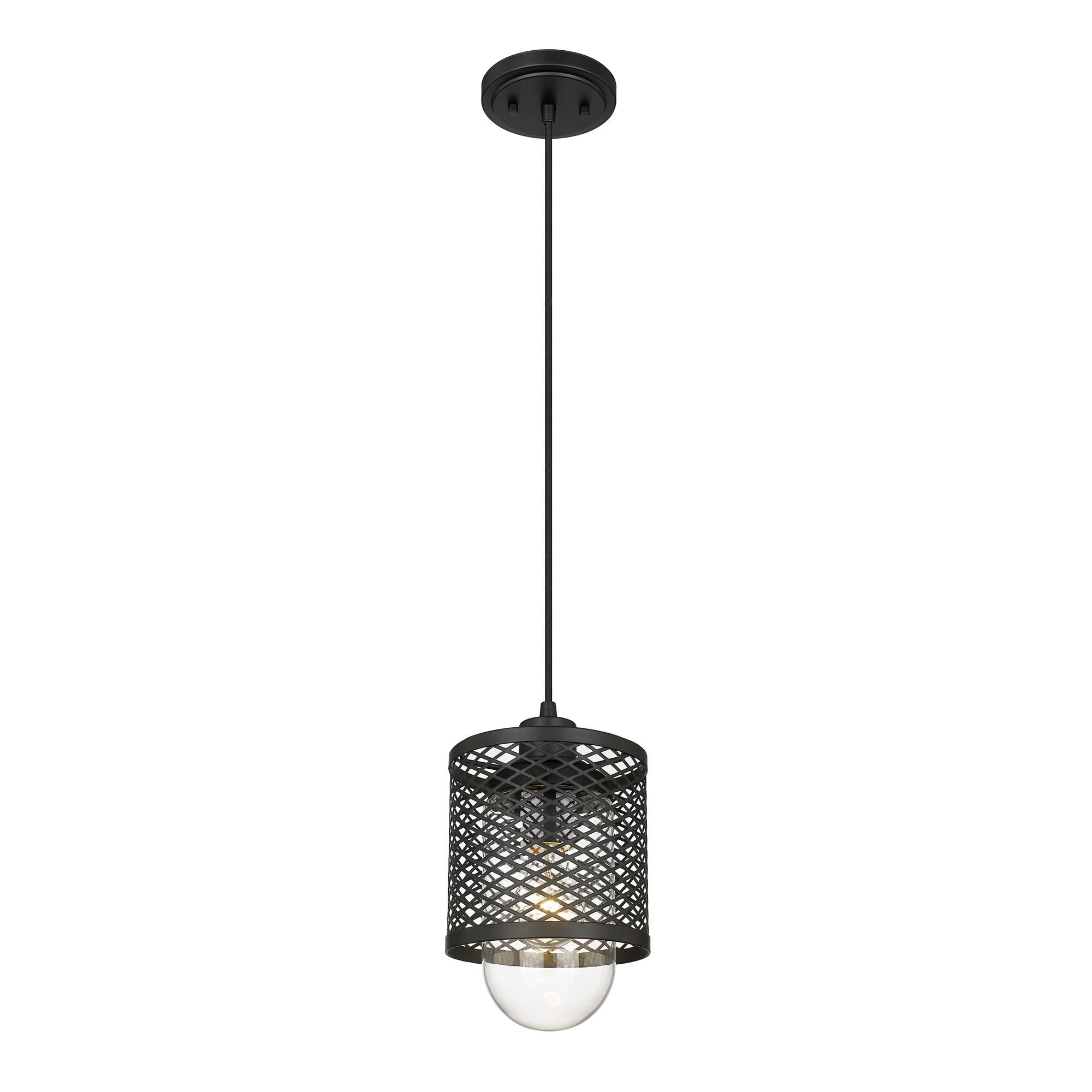 Shown in Matte Black finish and Clear glass
