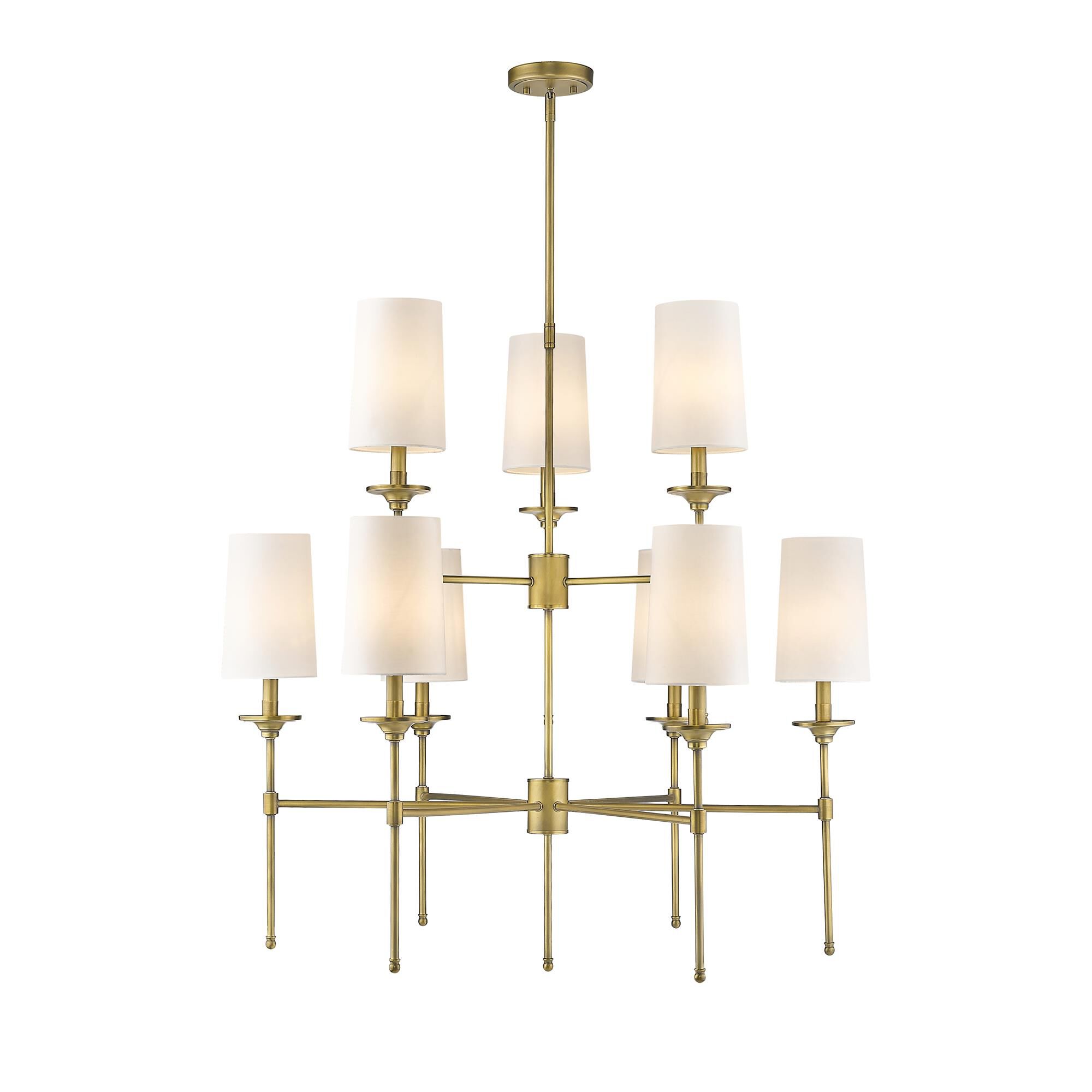 Emily 38 Inch 9 Light Chandelier by Z-Lite
