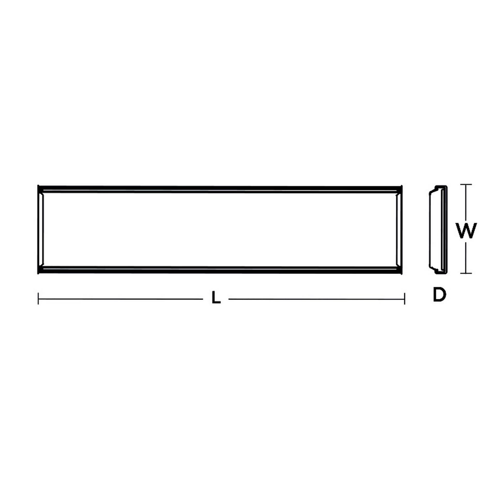 Shown in White finish and White Acrylic shade