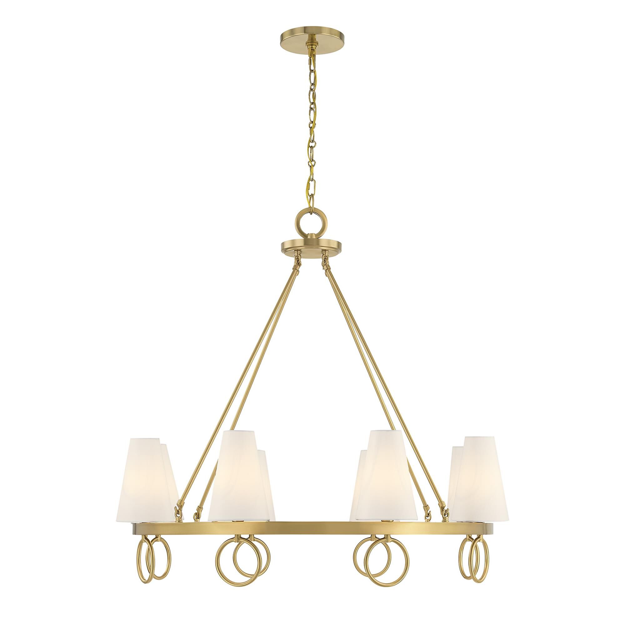 Dann Foley Wilkes 36 Inch Chandelier by Savoy House