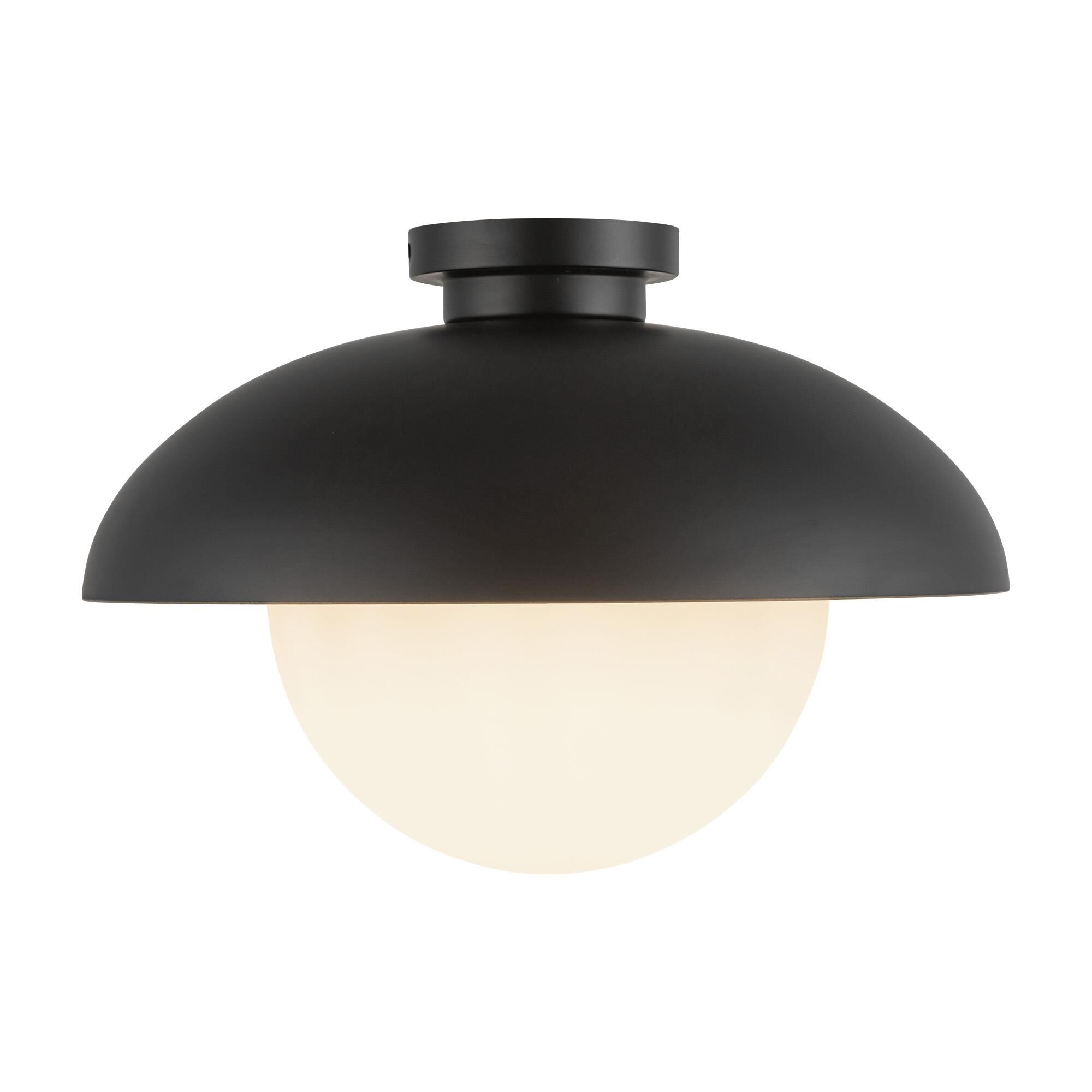 Shown in Matte Black finish and Opal Matte glass