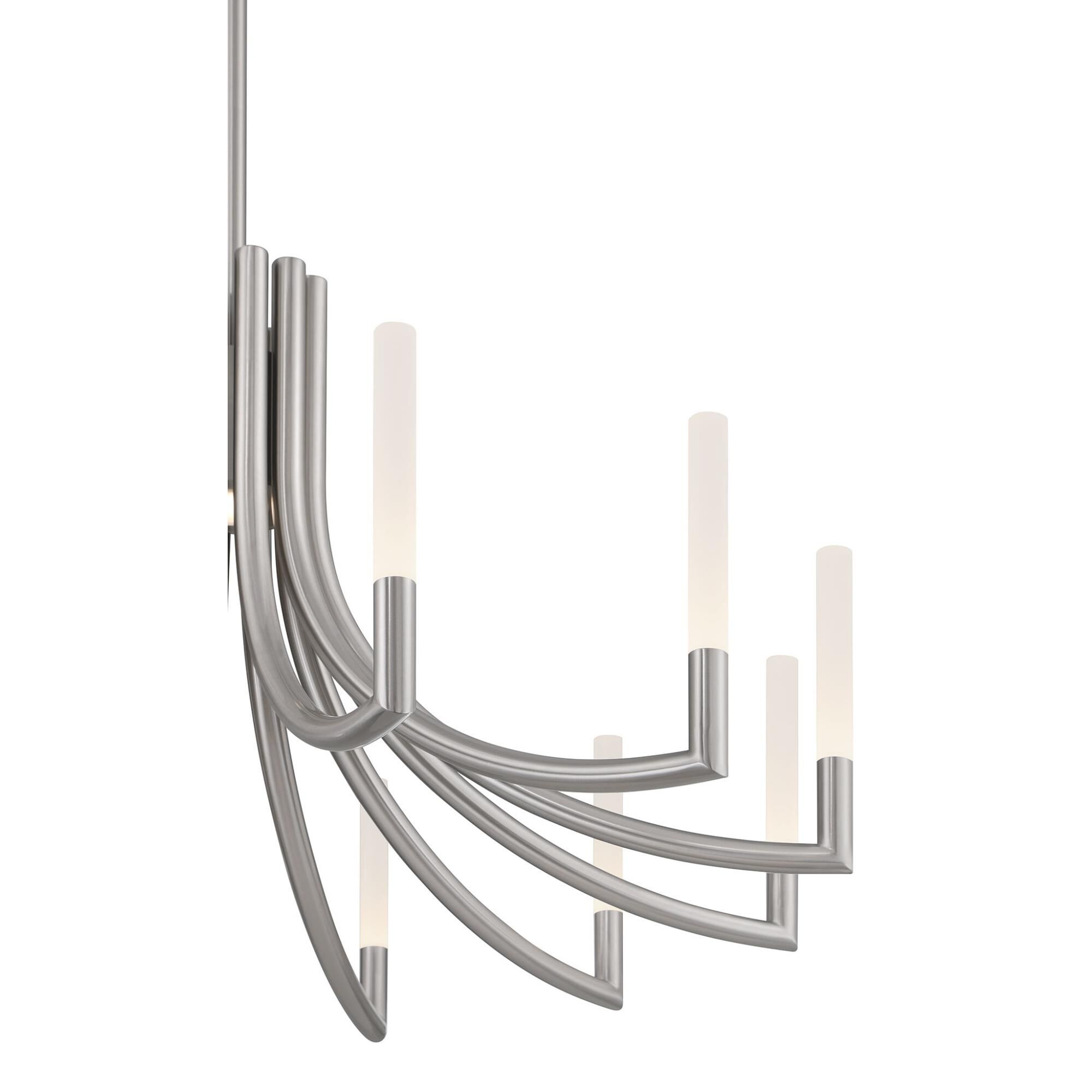 Shown in Nickel finish and Frosted Acrylic glass