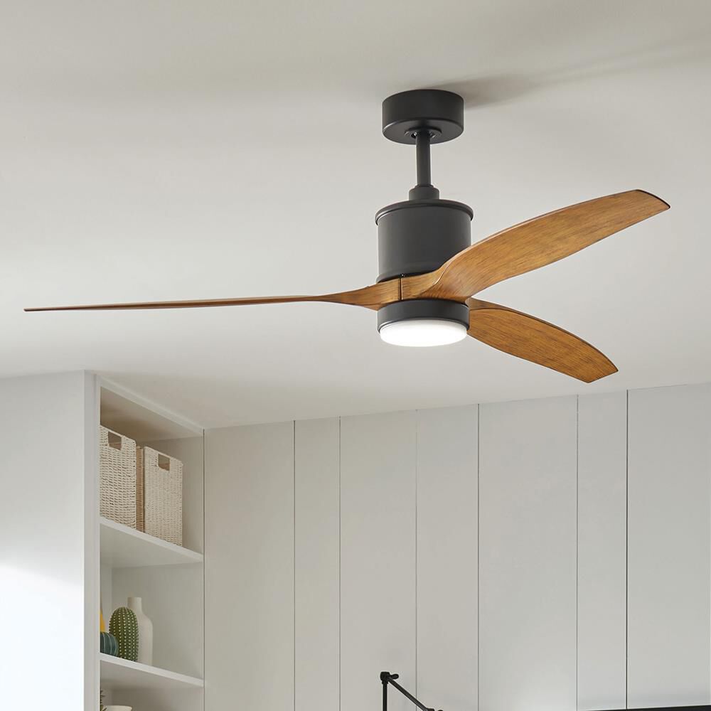 Hover Outdoor Rated 52 Inch Ceiling Fan with Light Kit by Hinkley Lighting