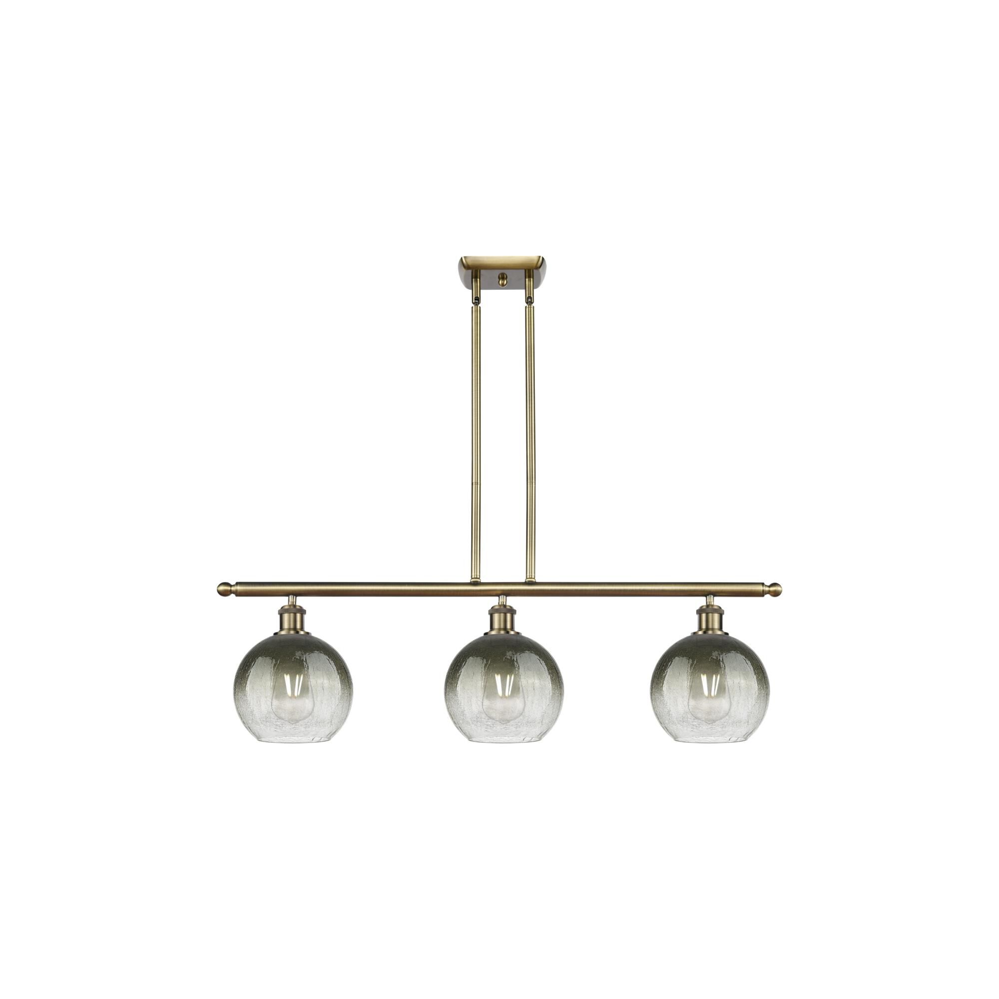 Bruno Marashlian Brookhaven Globe 36 Inch Linear Suspension Light by Innovations Lighting