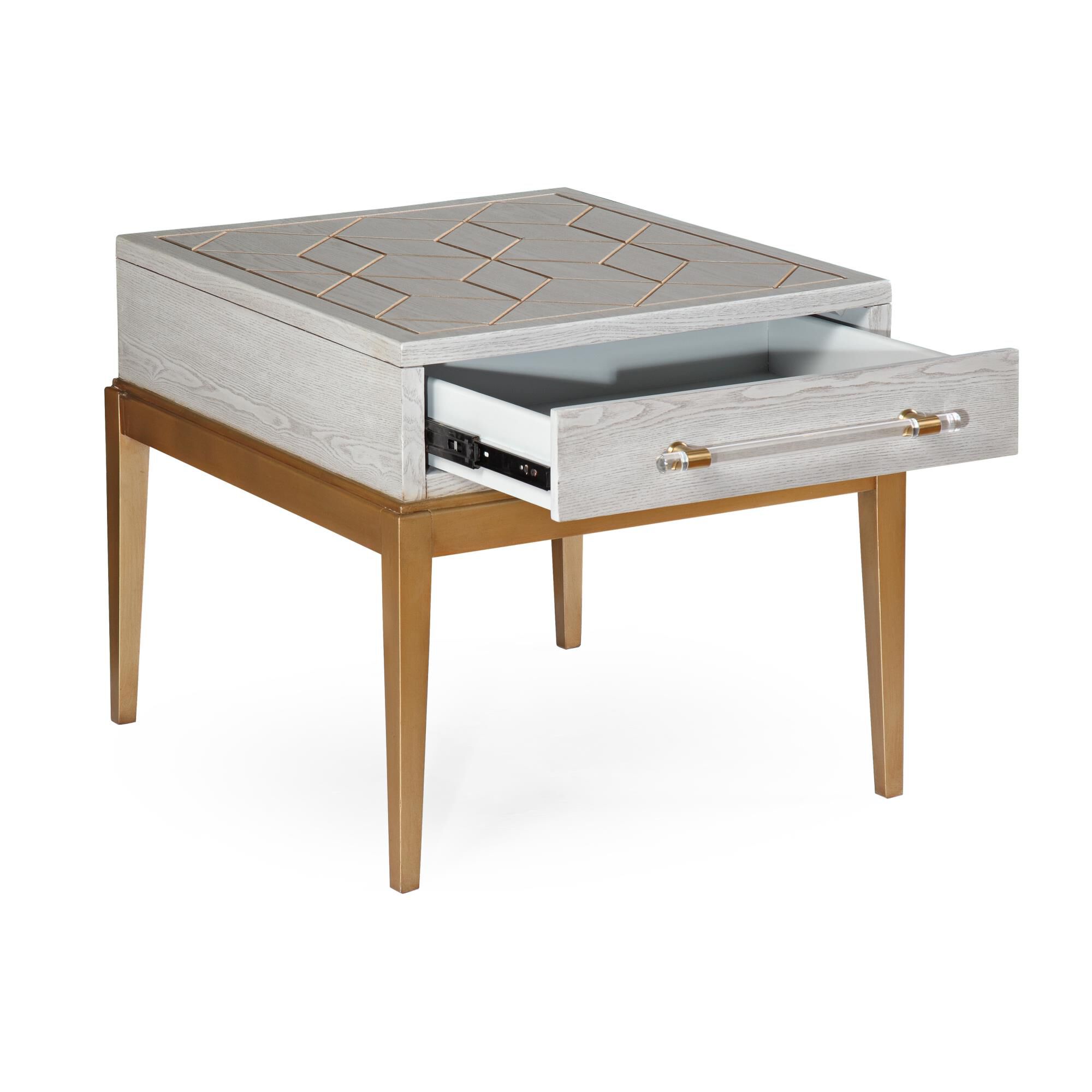 Shown in Gray and Antique Gold finish