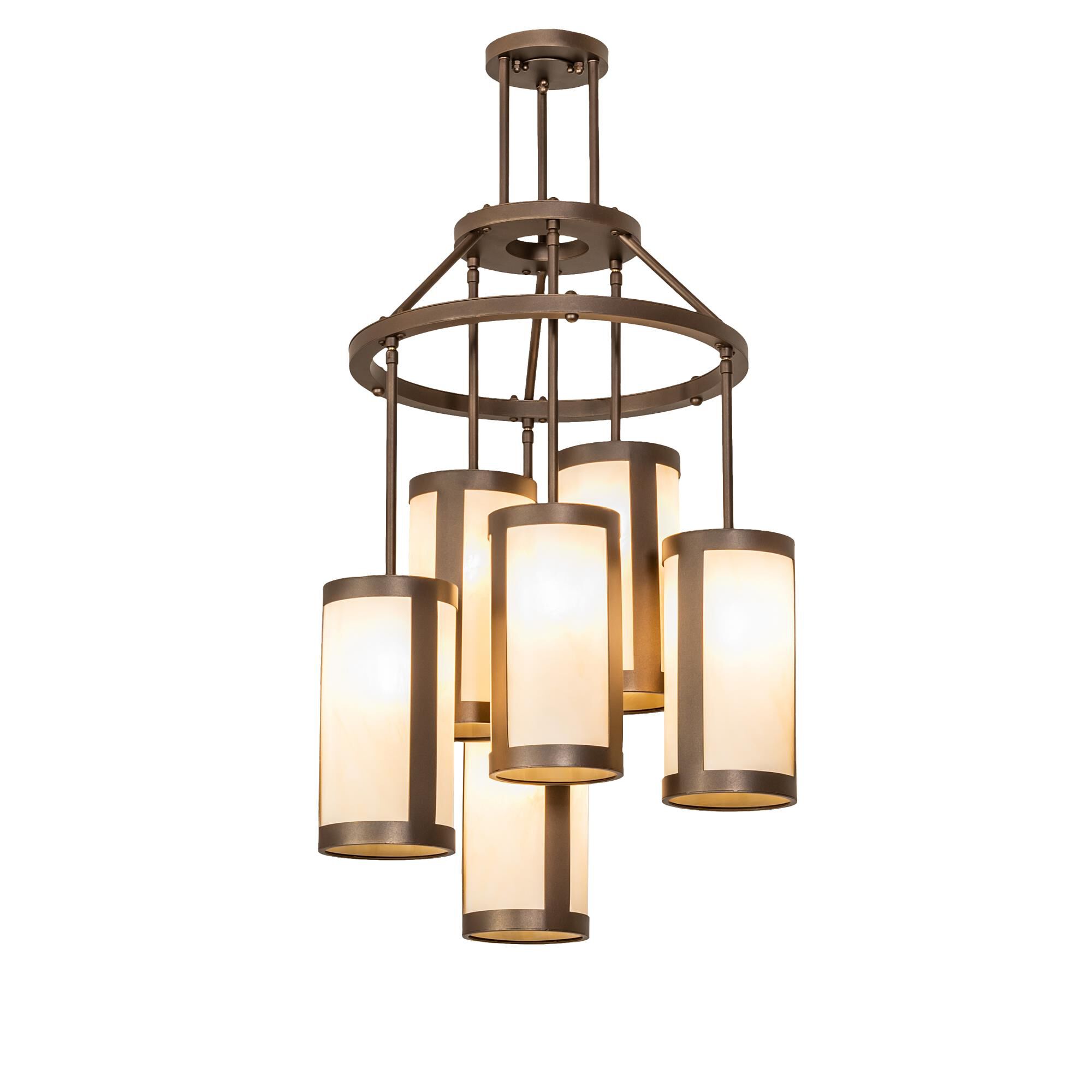 Cartier 24 Inch 6 Light Multi Light Pendant by Meyda Lighting