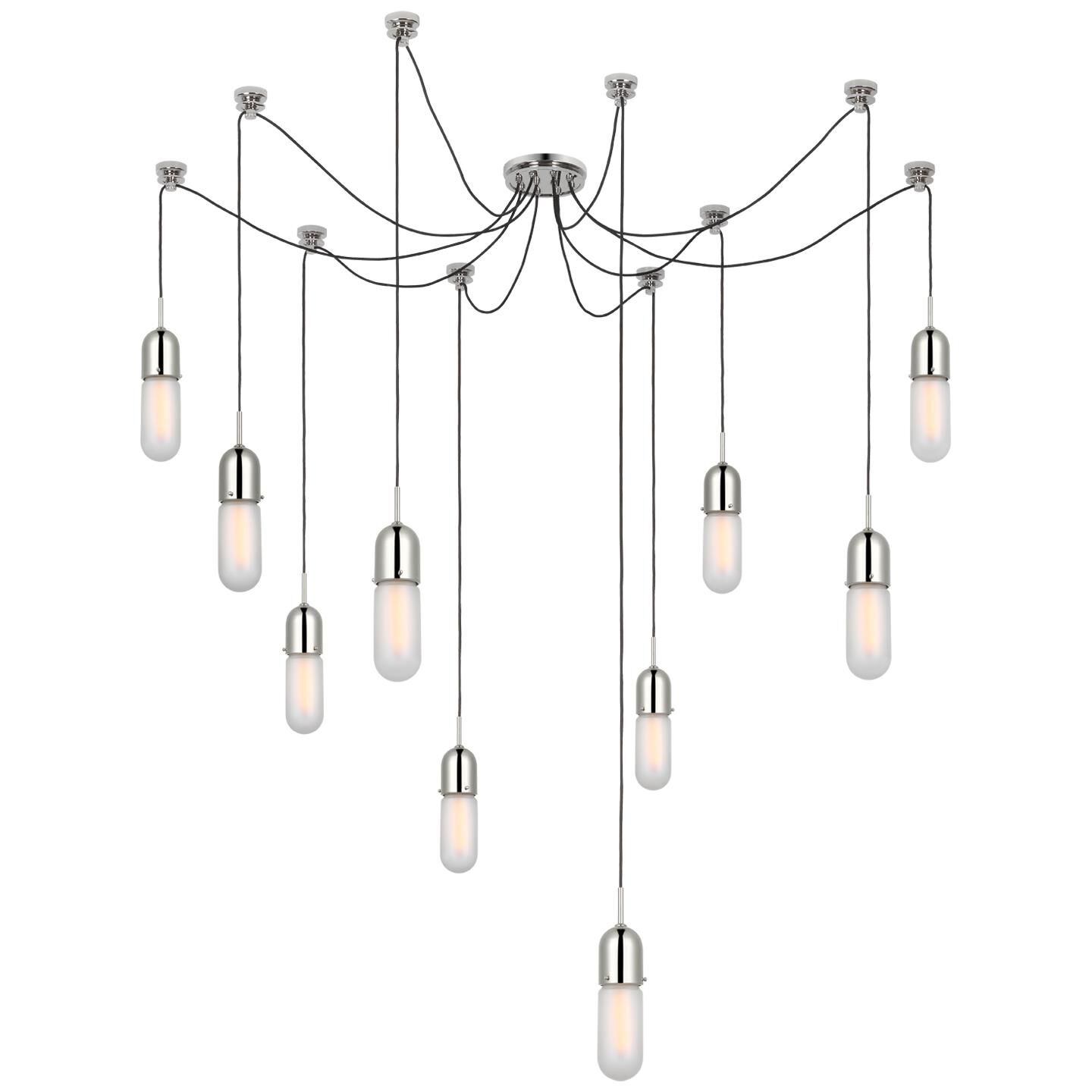 Thomas O'Brien Junio 9 Inch 10 Light LED Multi Light Pendant by Visual Comfort Signature Collection