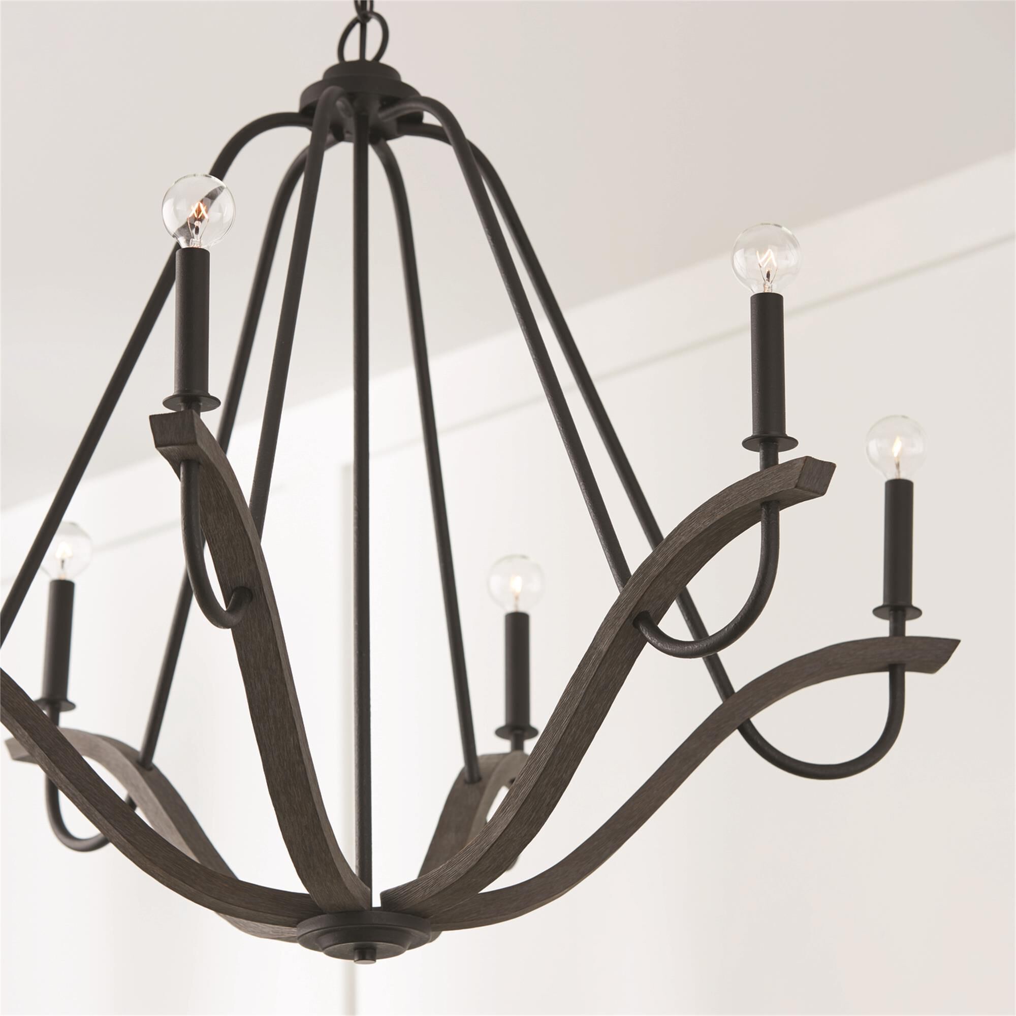 Shown in Carbon Grey and Black Iron finish