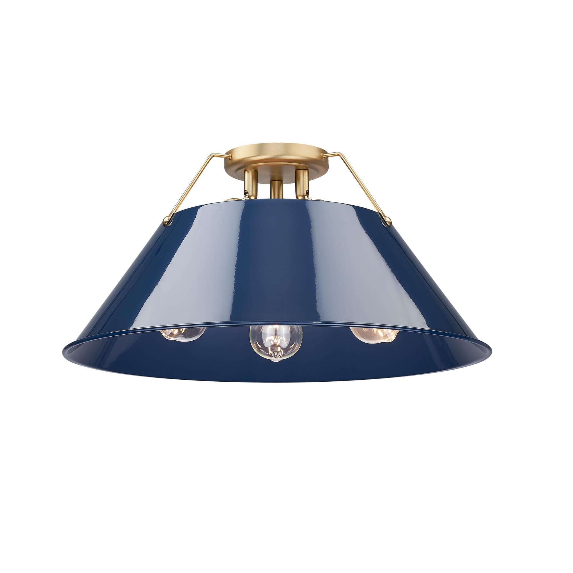 Orwell 19 Inch Semi Flush Mount by Golden Lighting