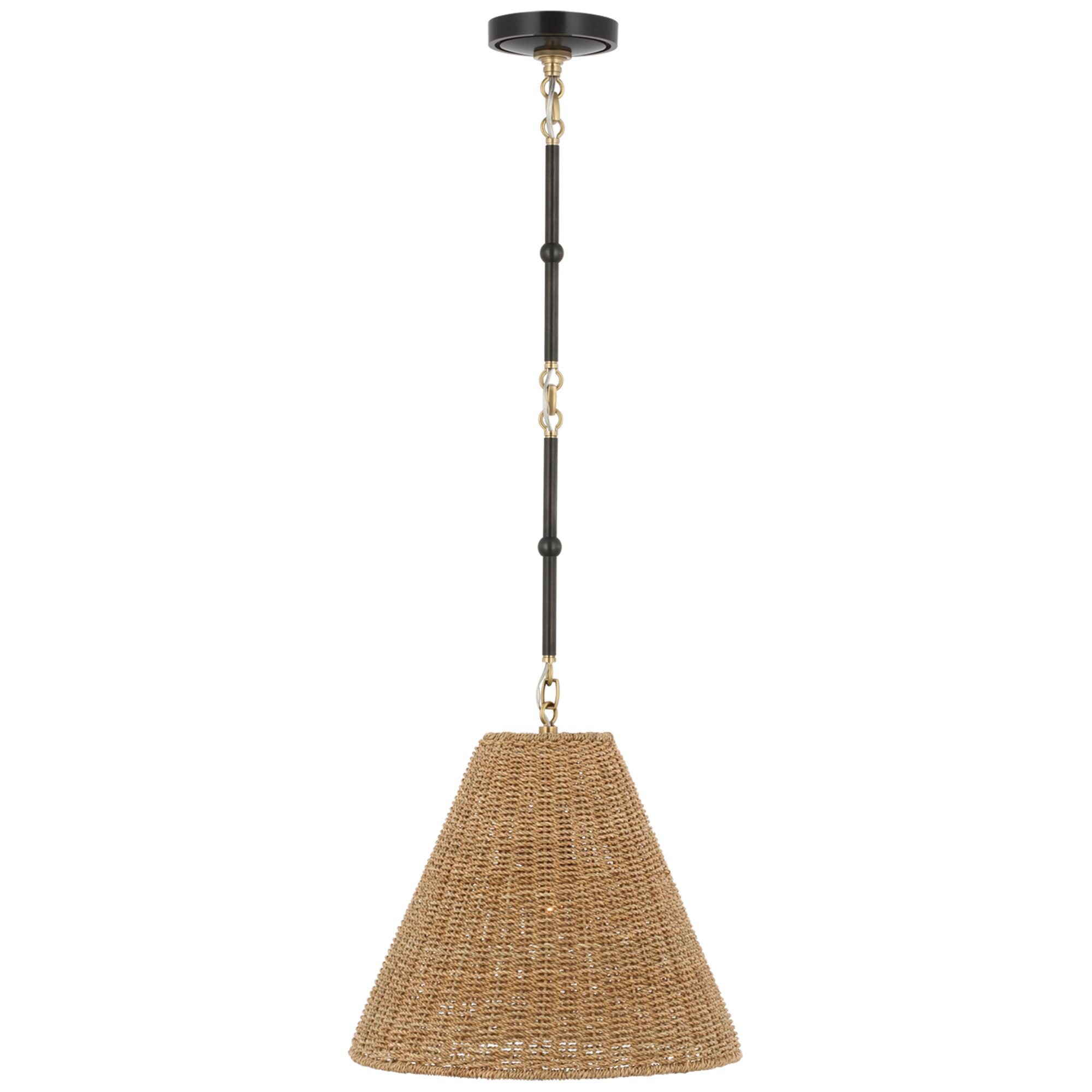 Shown in Bronze and Hand-Rubbed Antique Brass finish and Toast shade
