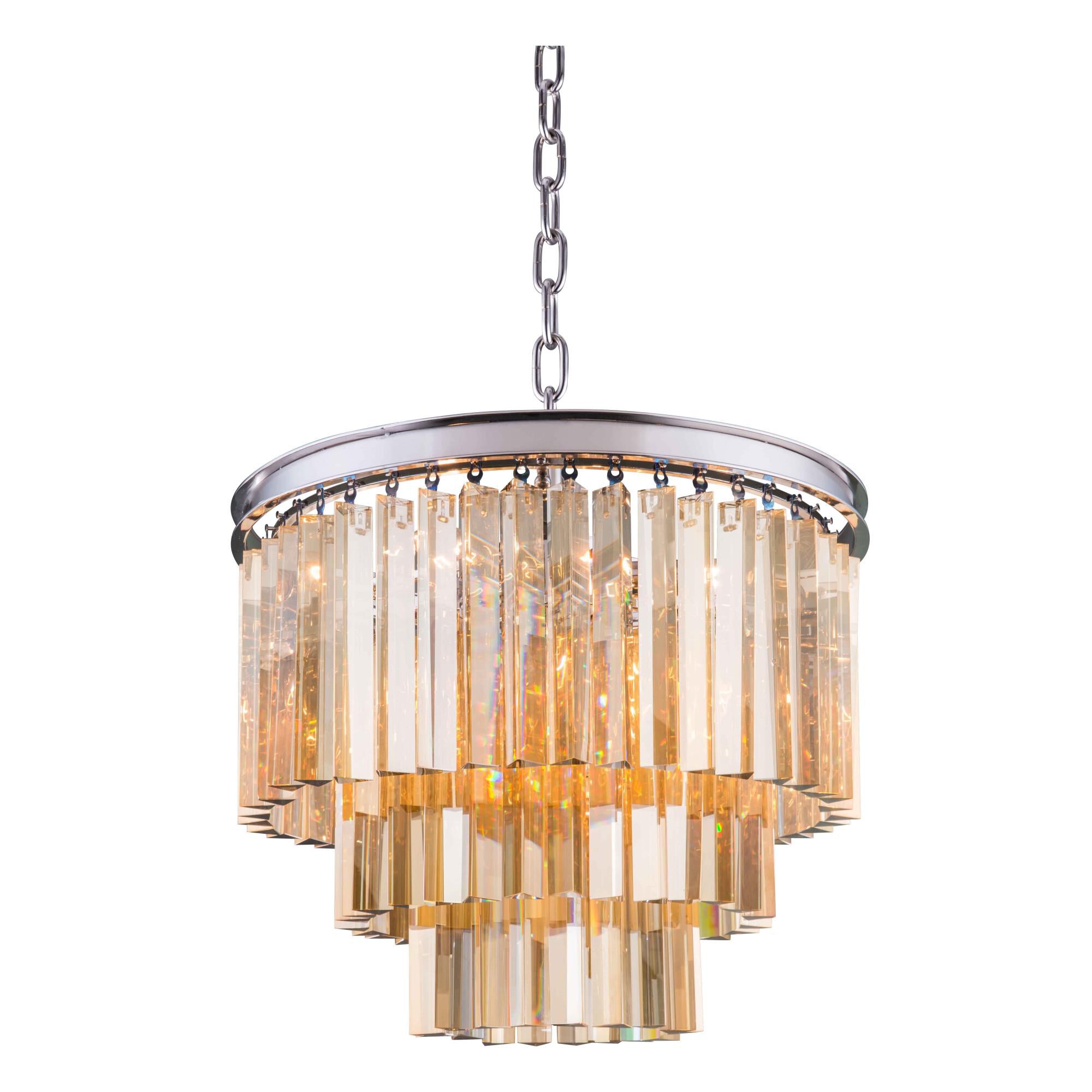 Sydney 20 Inch 9 Light Mini Chandelier by Elegant Lighting