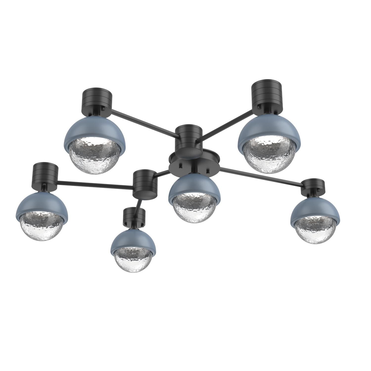 Levi Wilson Cabochon 42 Inch Flush Mount by Hammerton Studio