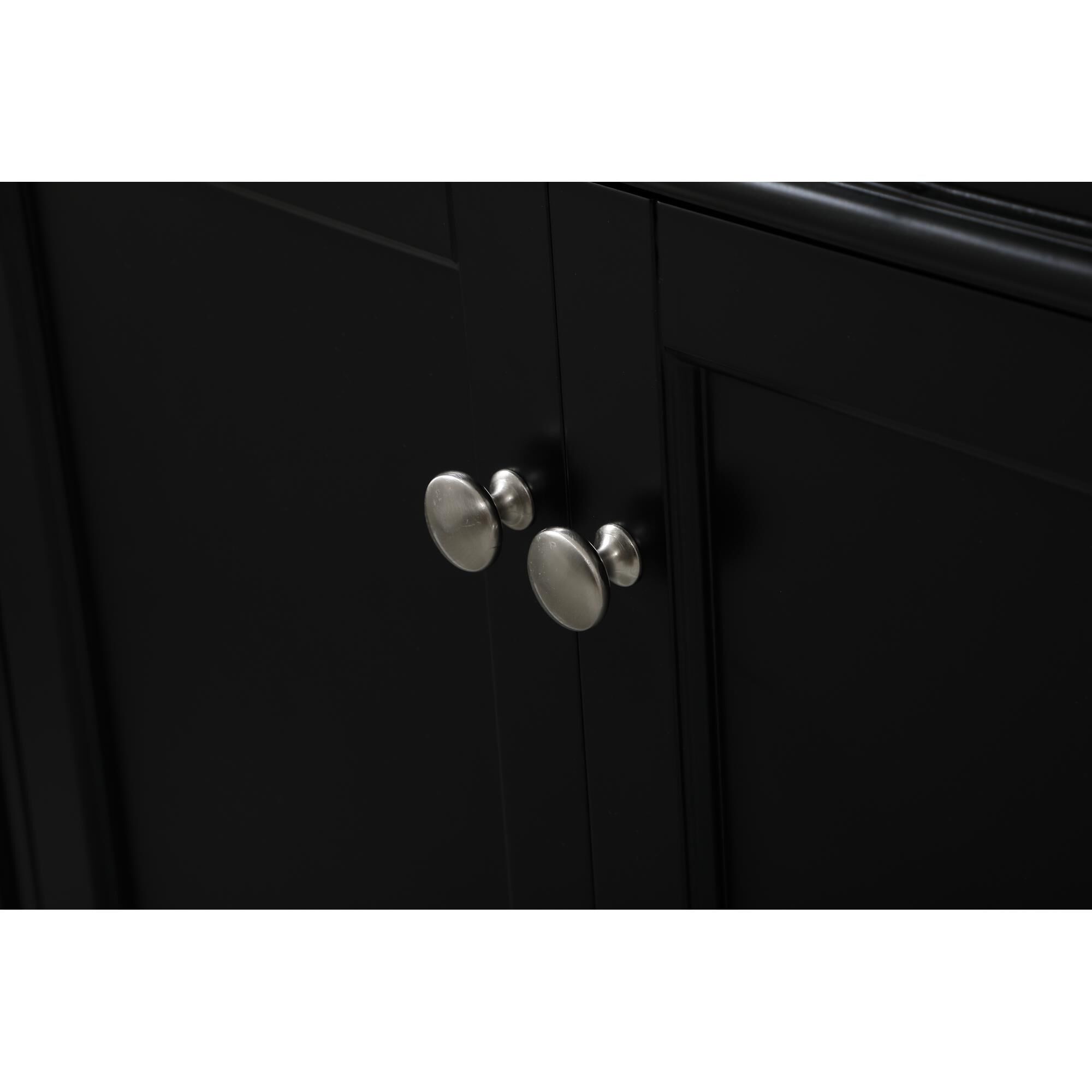 Shown in Black finish