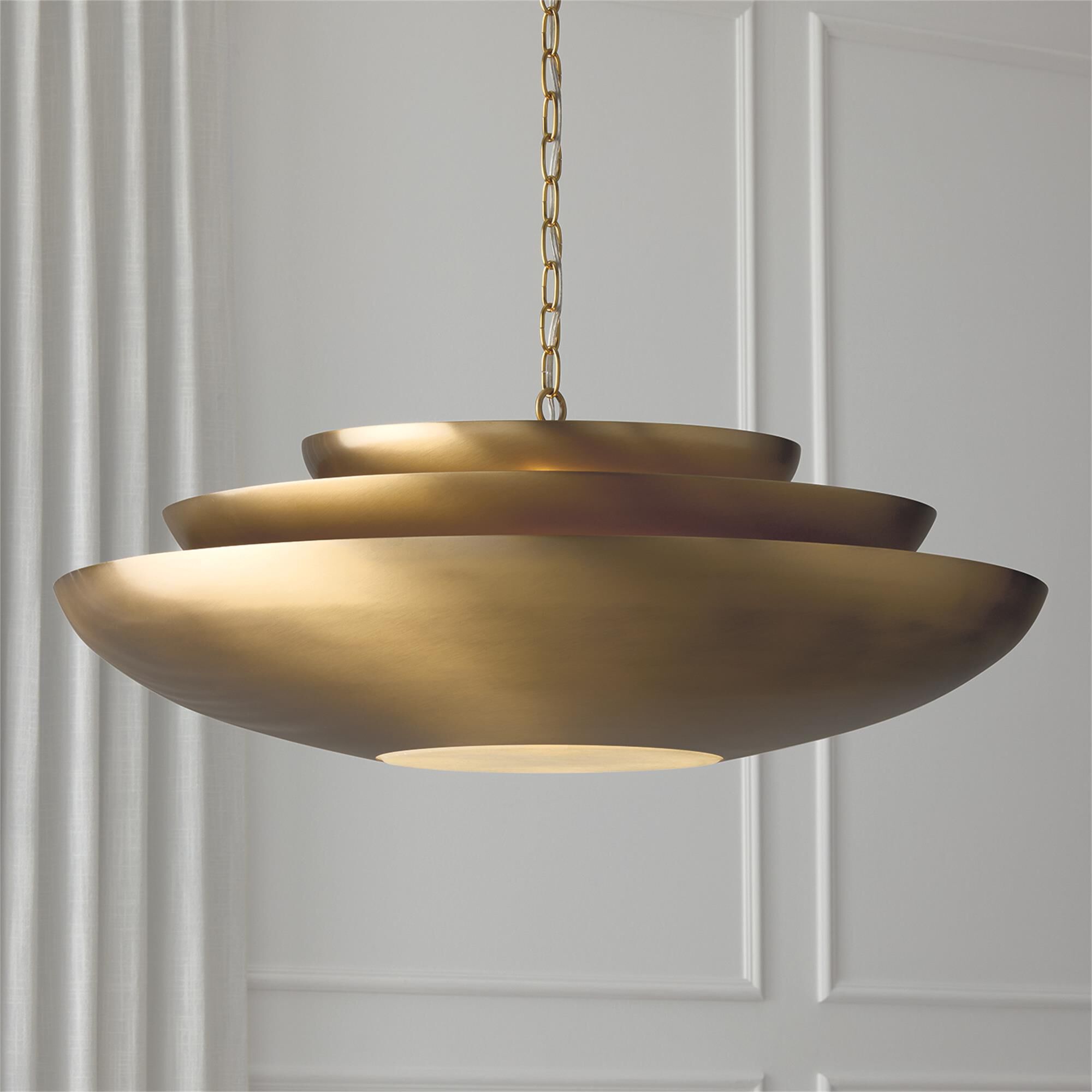 Shown in Aged Brass finish