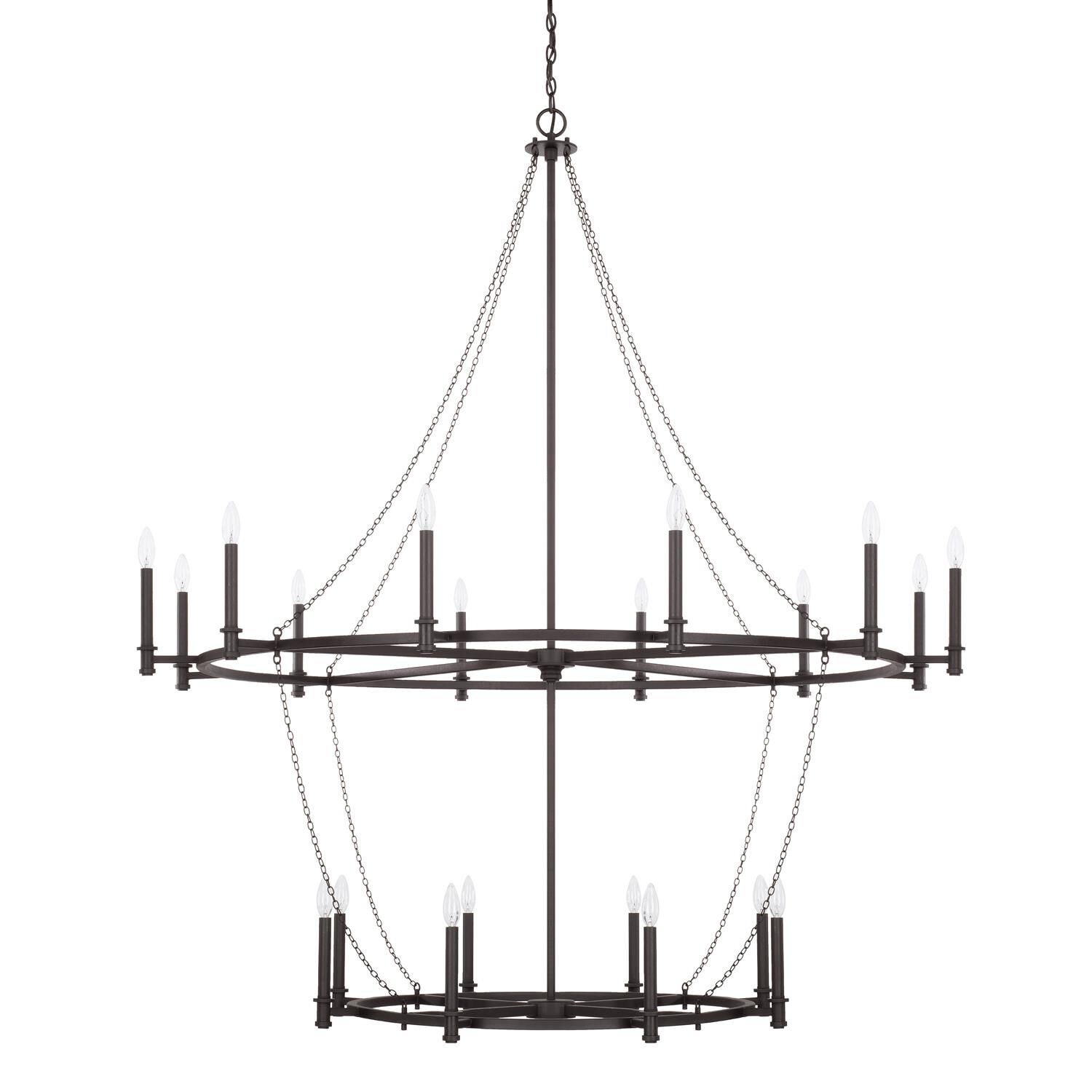 Lancaster 60 Inch 20 Light Chandelier by Capital Lighting Fixture Company