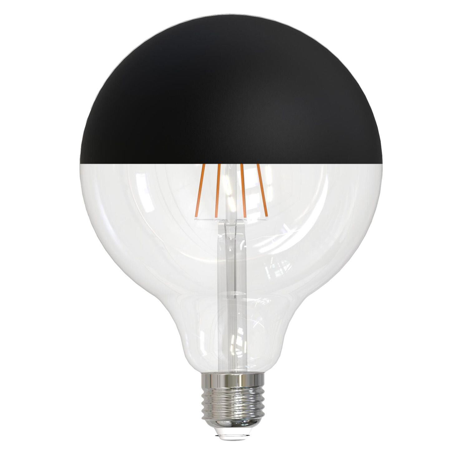 Half Black G40 Base E26 2700K LED Light Bulb by Bulbrite
