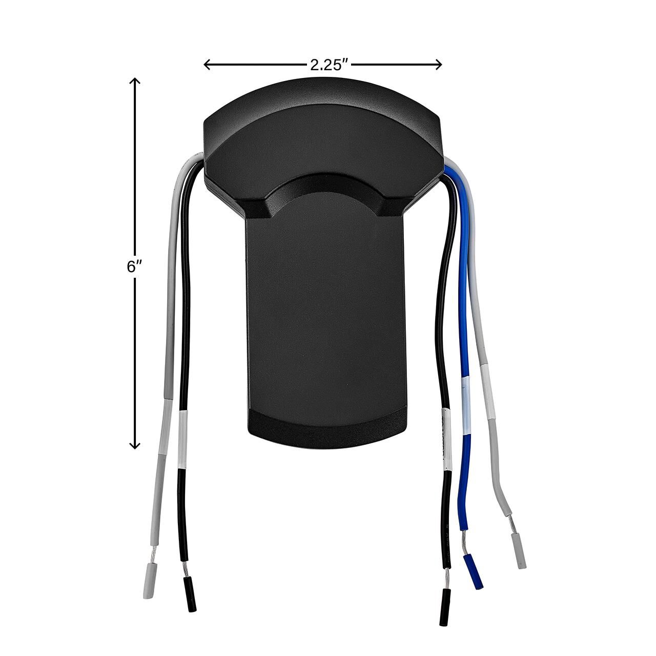 Shown in Black finish