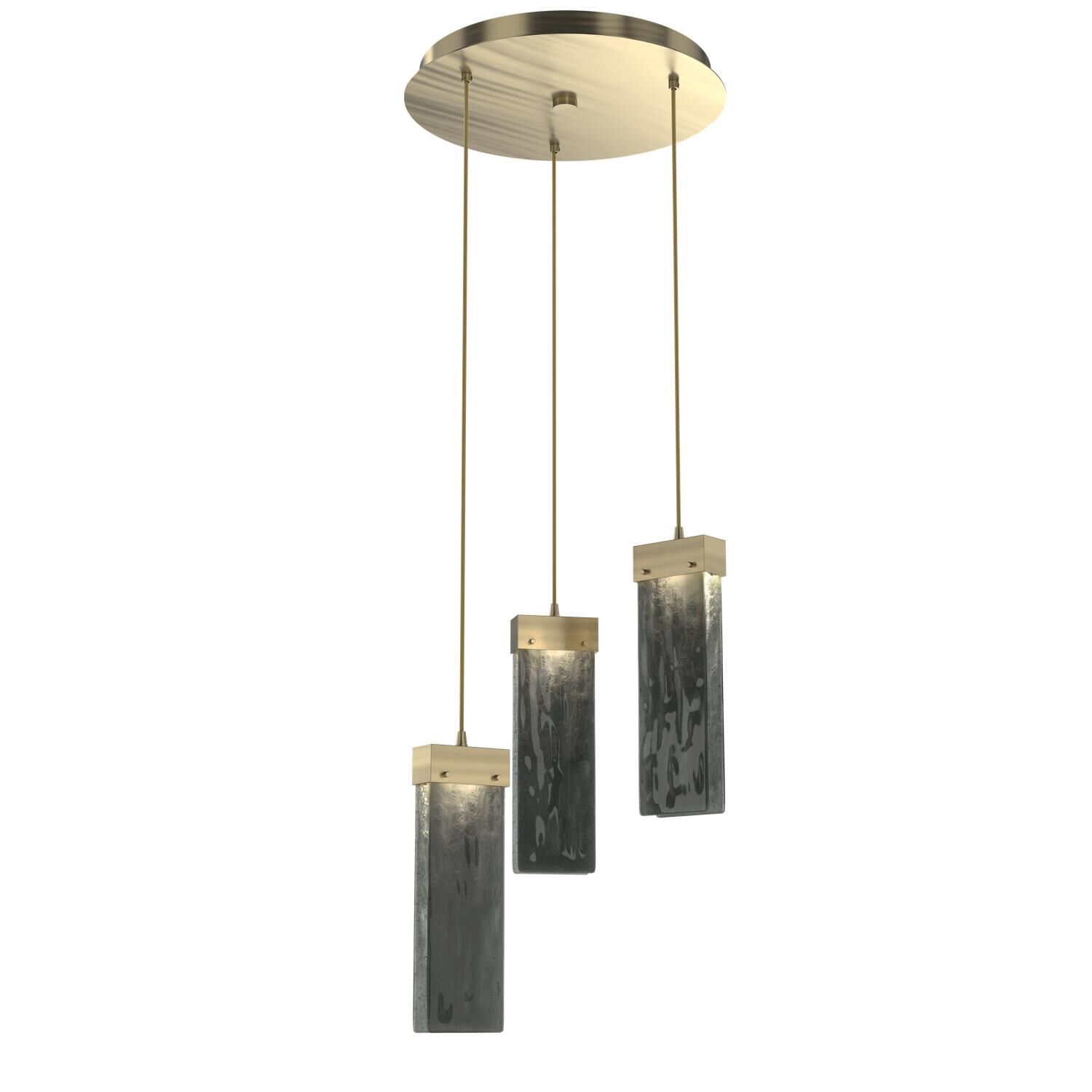 Parallel 16 Inch 3 Light LED Multi Light Pendant by Hammerton Studio