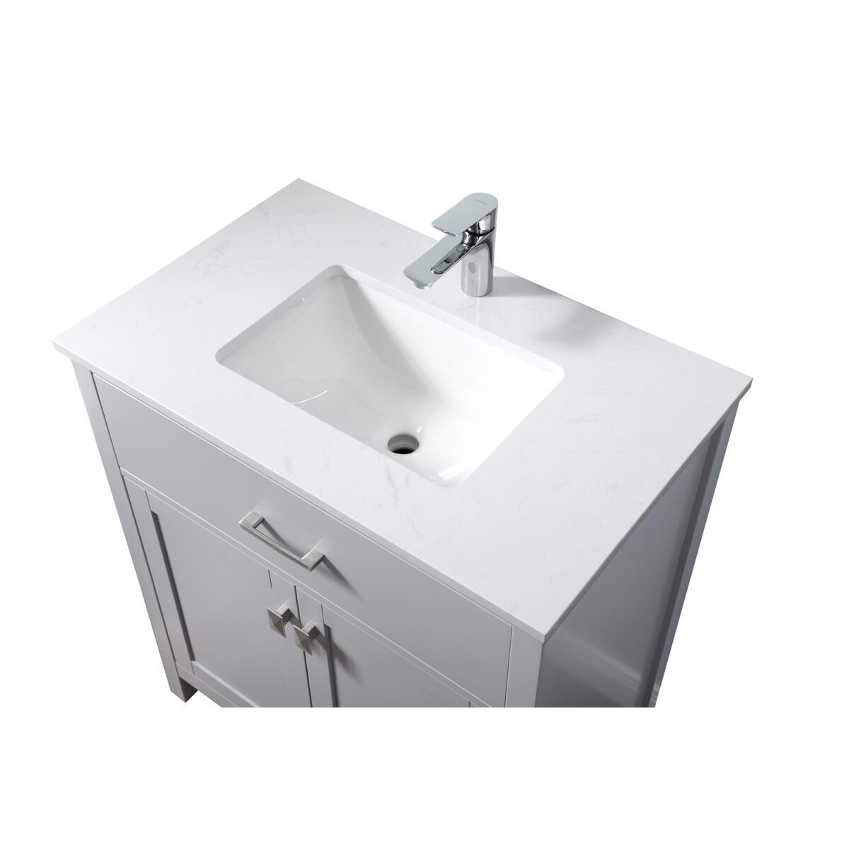 Shown in Grey finish