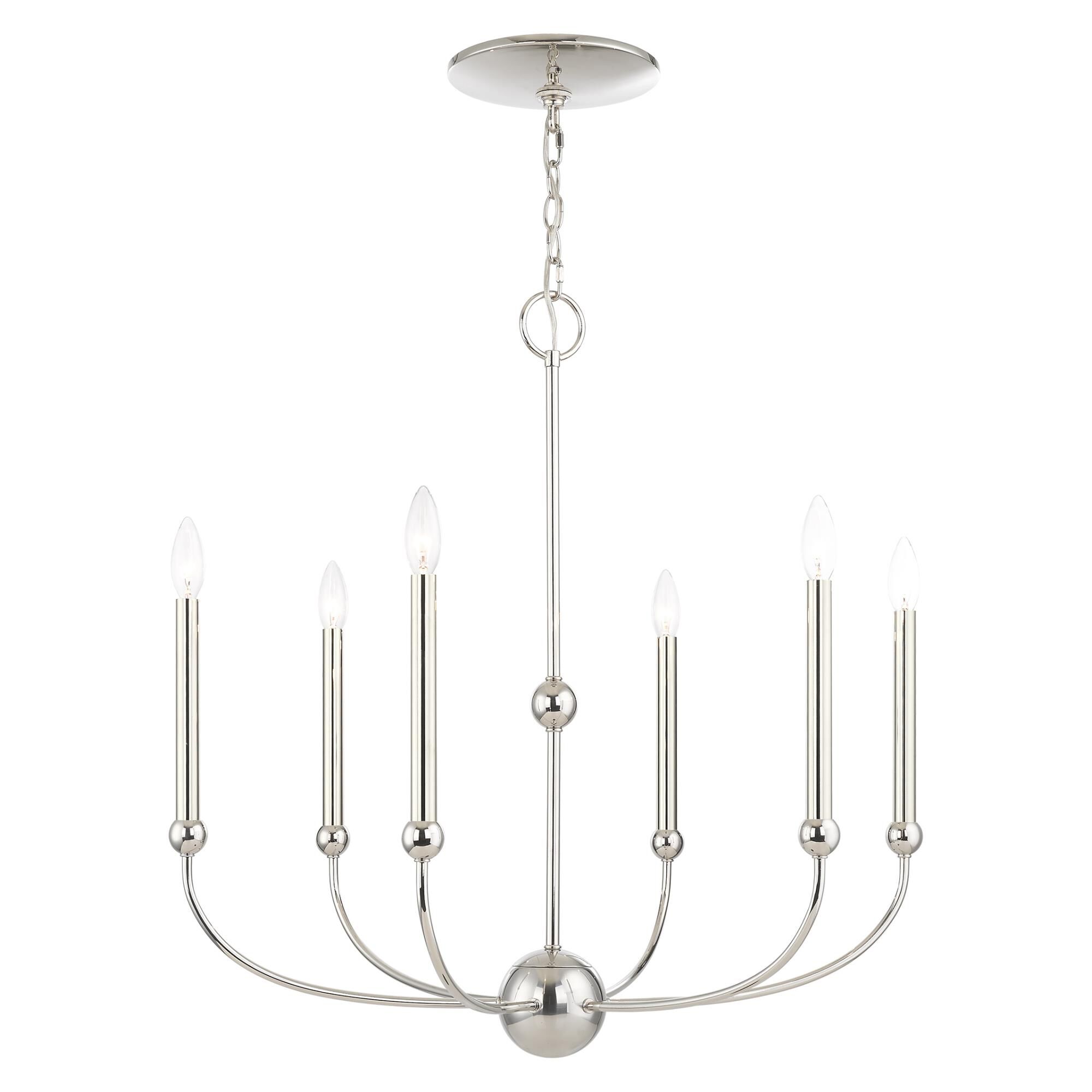 Cortlandt 6 Light Chandelier by Livex Lighting