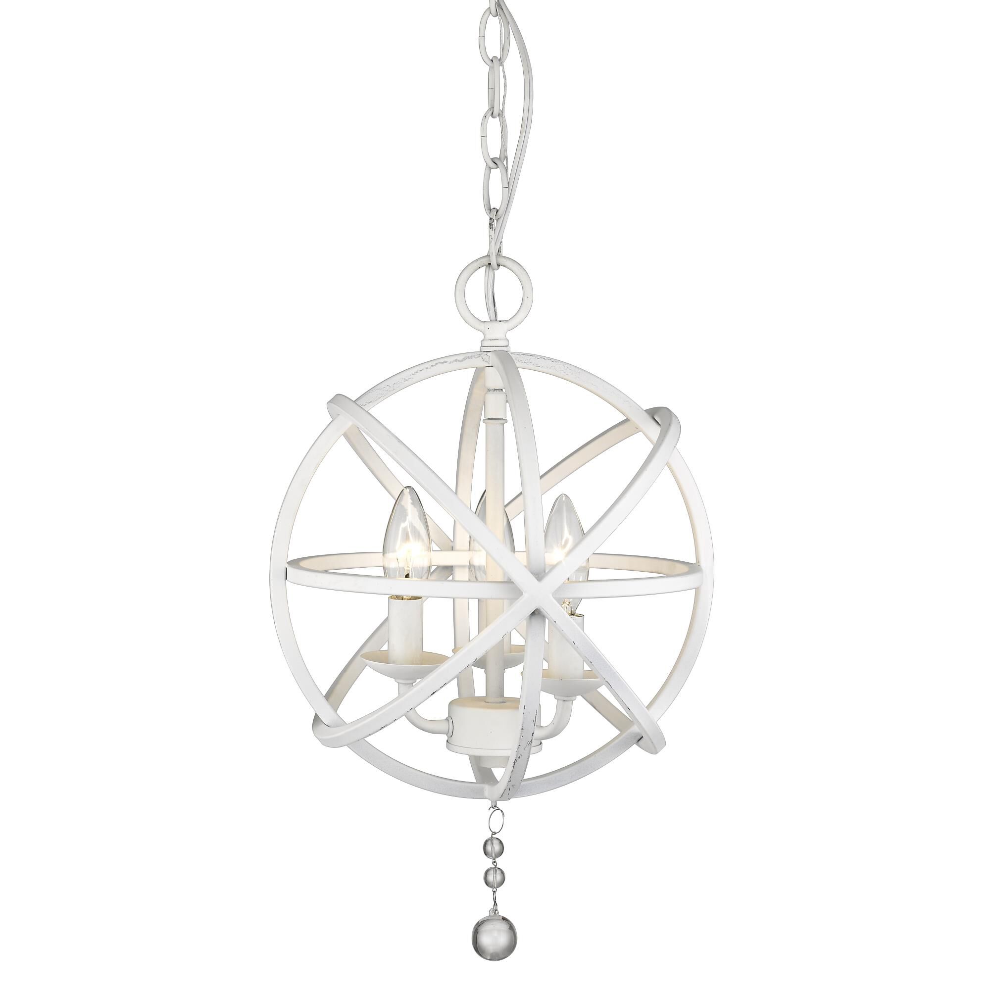 Tull 12 Inch 3 Light Mini Chandelier by Z-Lite