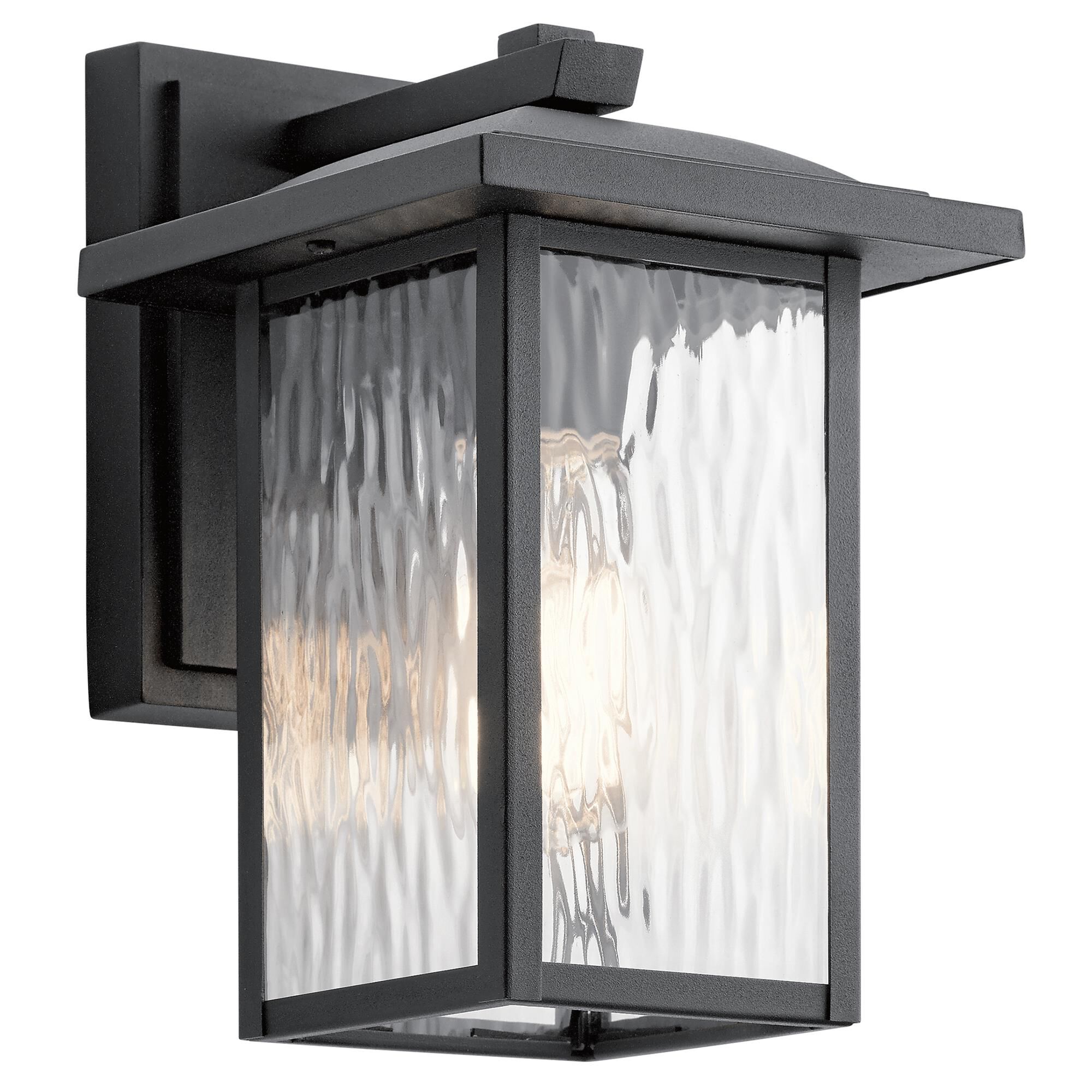 Shown in Textured Black finish and Clear Water glass