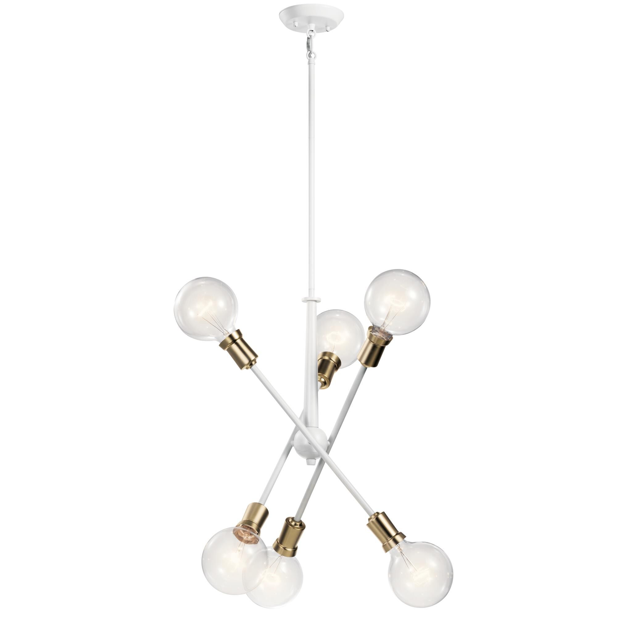 Armstrong 20 Inch 6 Light Mini Chandelier by Kichler Lighting