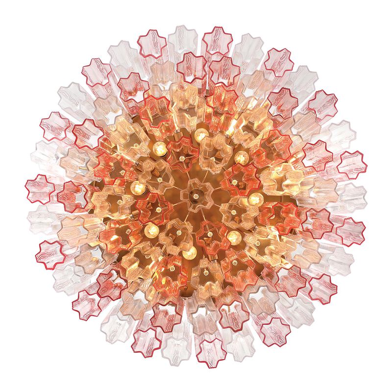 Addis 32 Inch 16 Light Semi Flush Mount by Crystorama