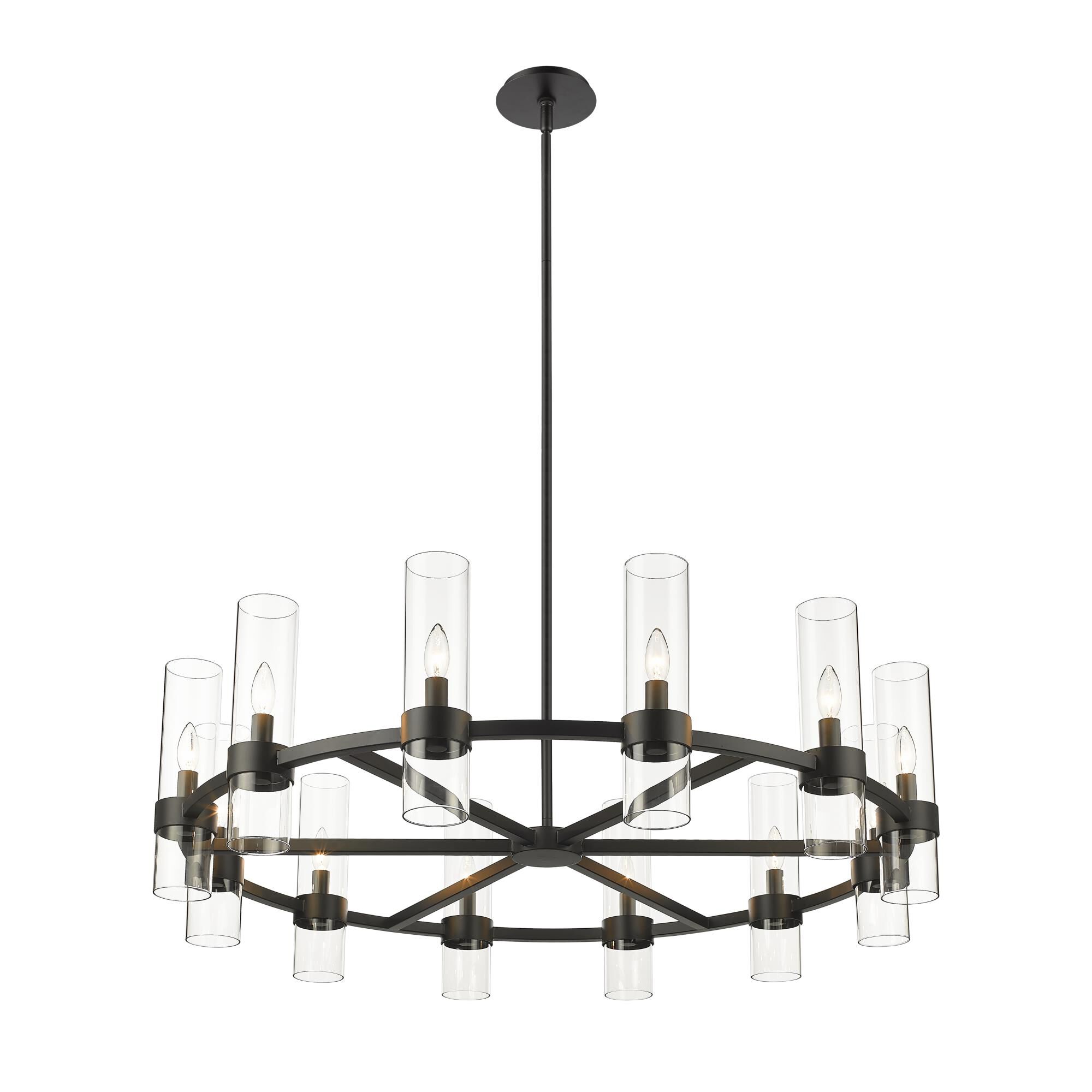 Datus 43 Inch 12 Light Chandelier by Z-Lite