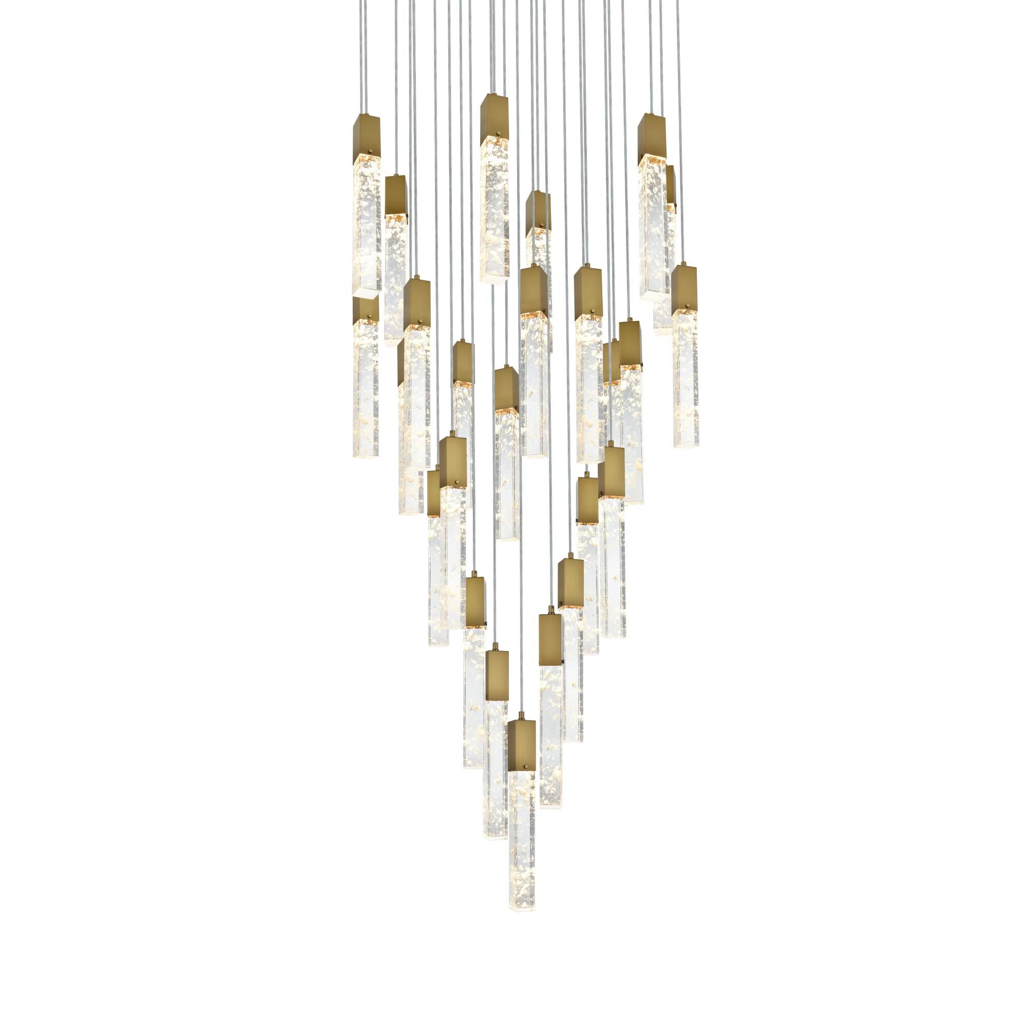 Aurora 42 Inch Multi Light Pendant by Elegant Lighting
