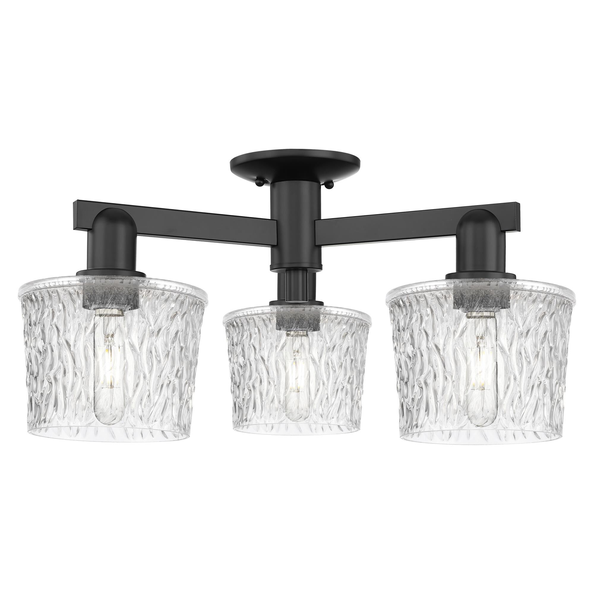 Bruno Marashlian Niagara 24 Inch Semi Flush Mount by Innovations Lighting