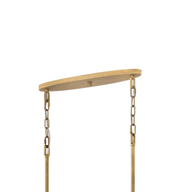 Rubina Medium Linear Chandelier by Fredrick Ramond