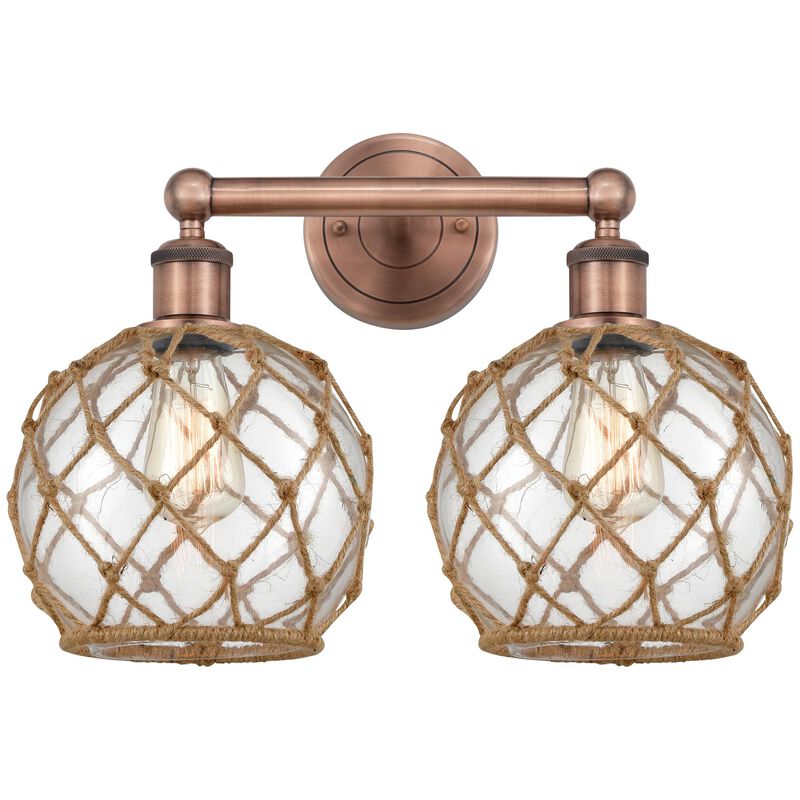 Bruno Marashlian Farmhouse Rope 17 Inch Bath Vanity Light by Innovations Lighting
