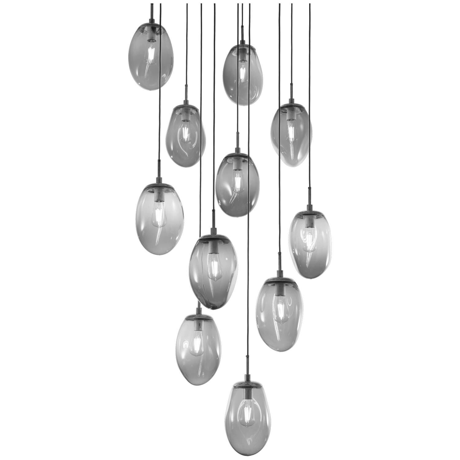 Levi Wilson Nebula 35 Inch 11 Light Multi Light Pendant by Hammerton Studio