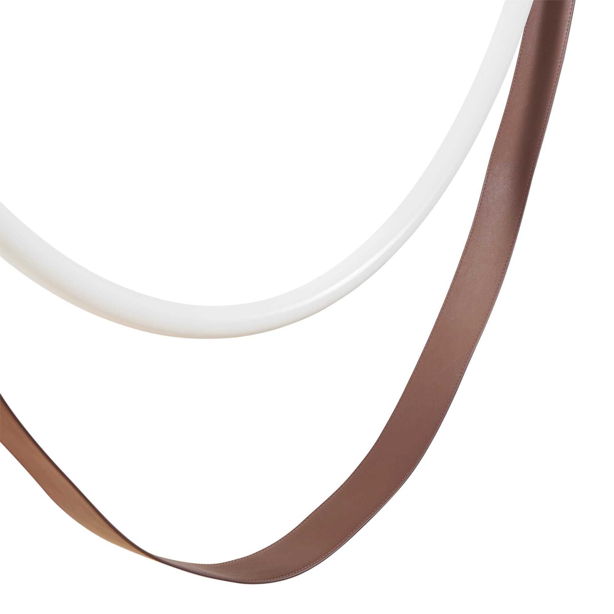 Shown in Champagne Gold finish and White shade