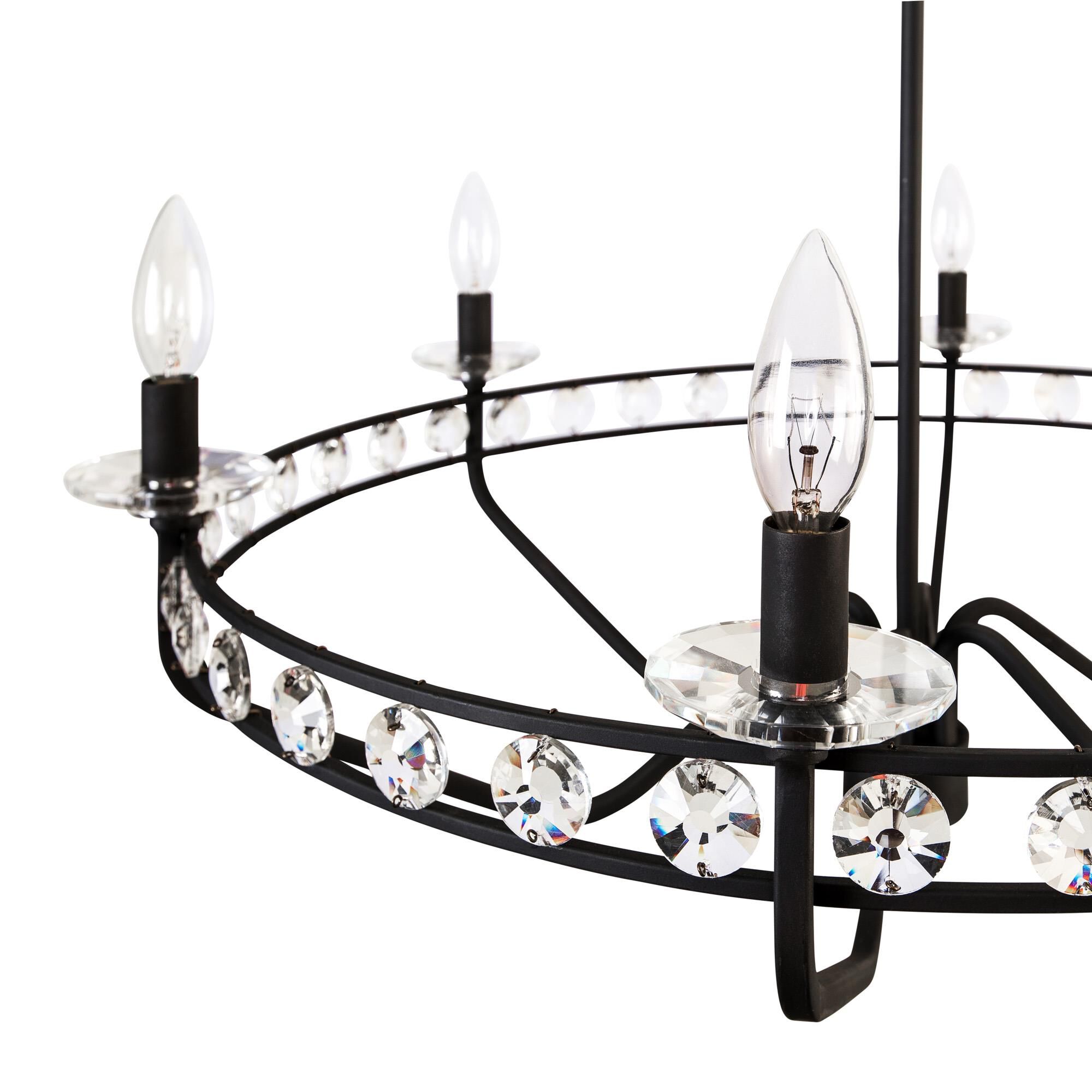 Monroe 29 Inch 6 Light Chandelier | Capitol Lighting 1800lighting.com