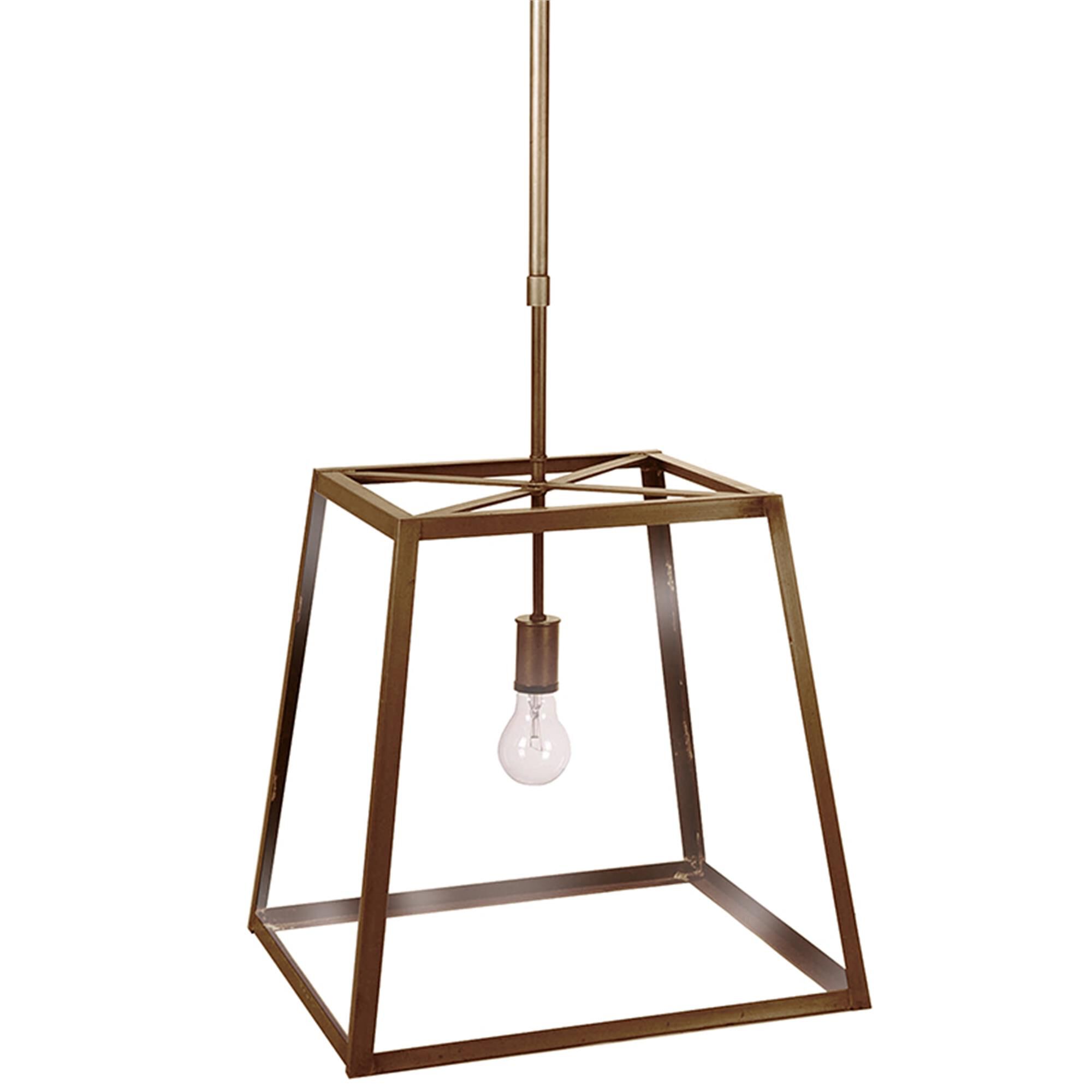 Transitional 16 Inch 1 Light Lantern Pendant,
