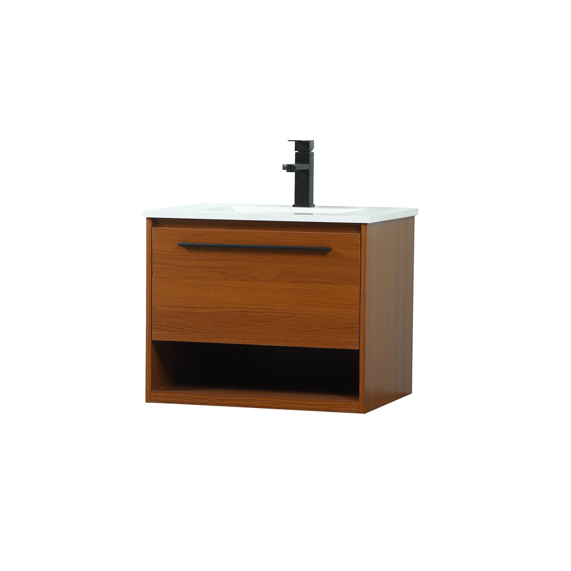 Shown in Teak finish