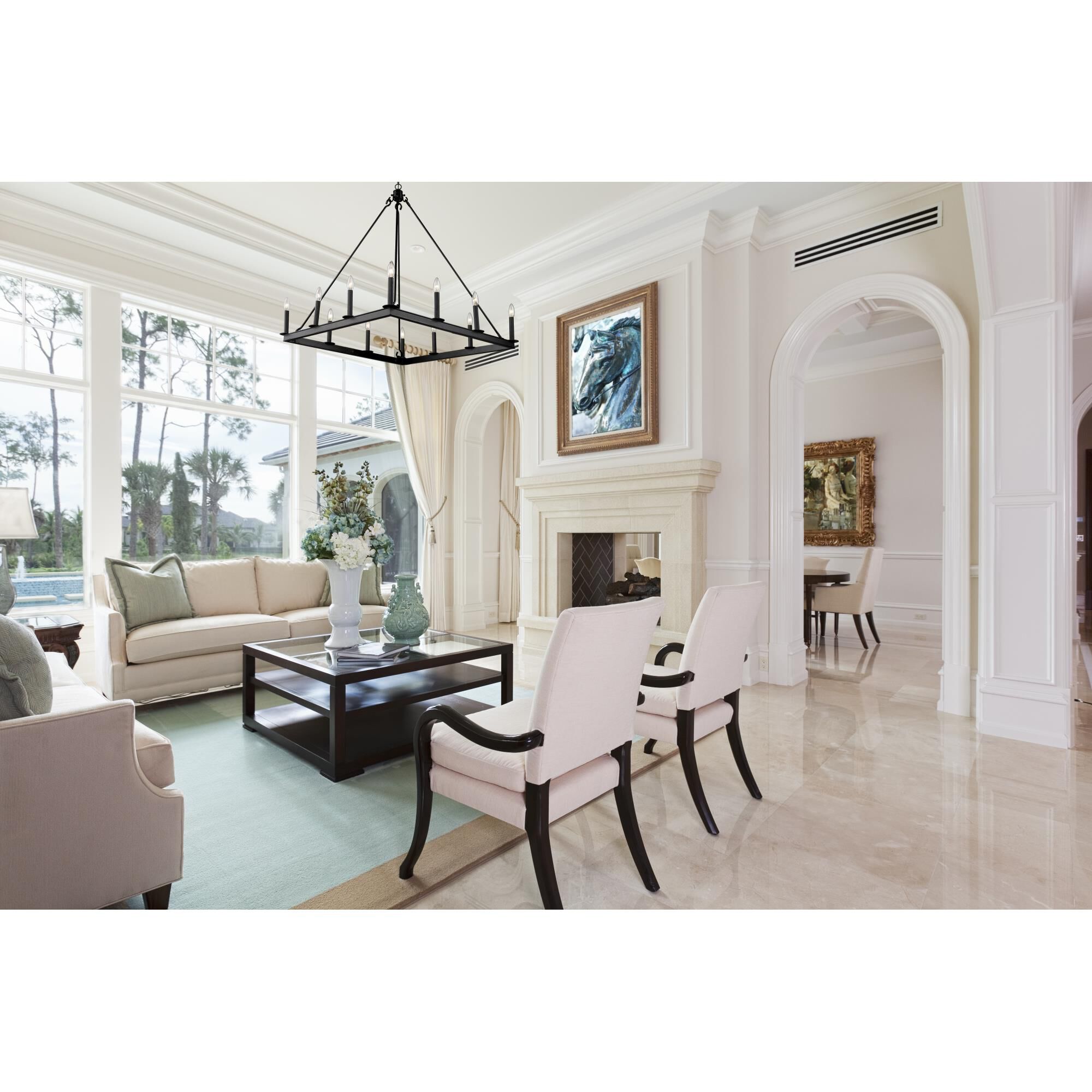 Barclay 34 Inch 12 Light Chandelier by Z-Lite