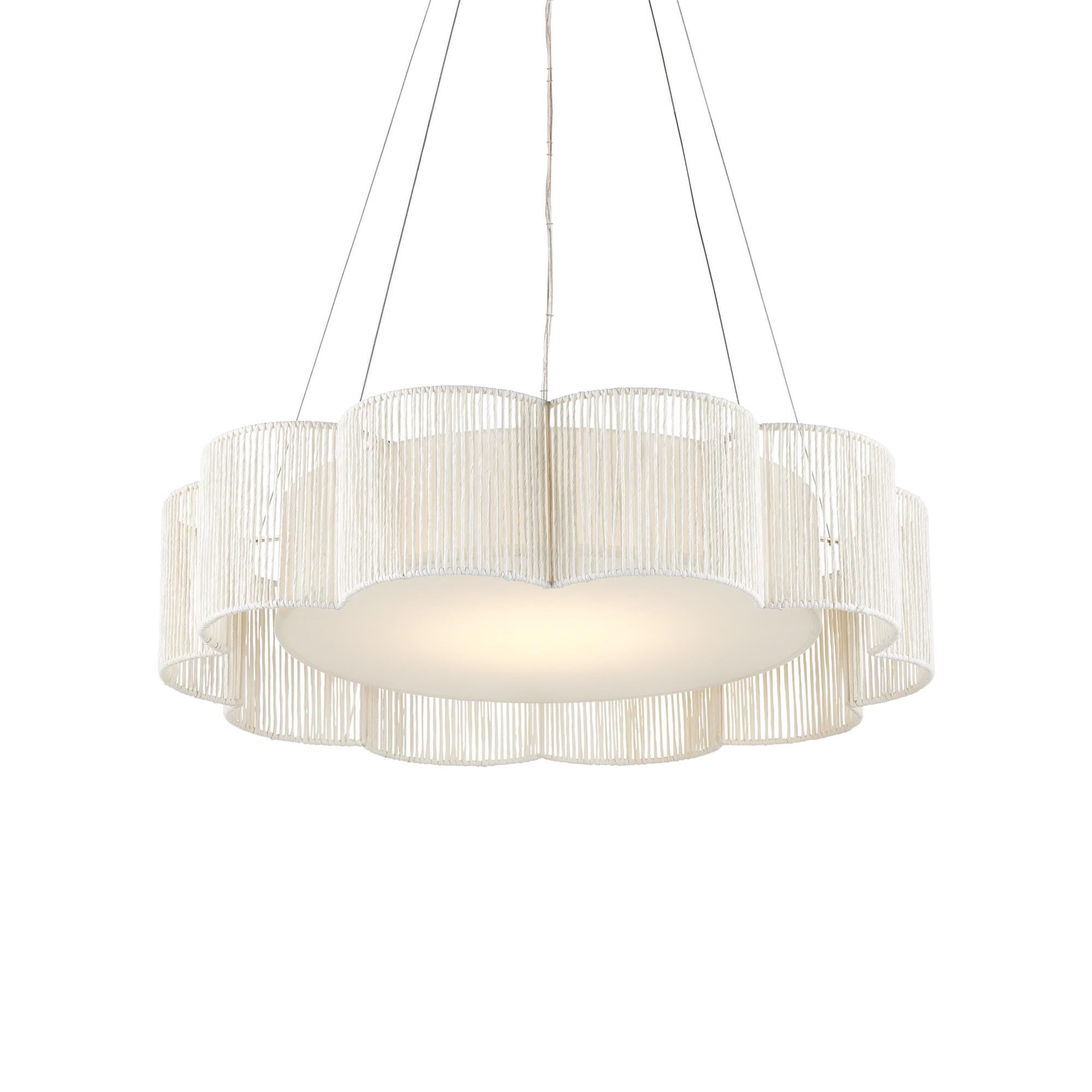 Shown in white finish and White  shade
