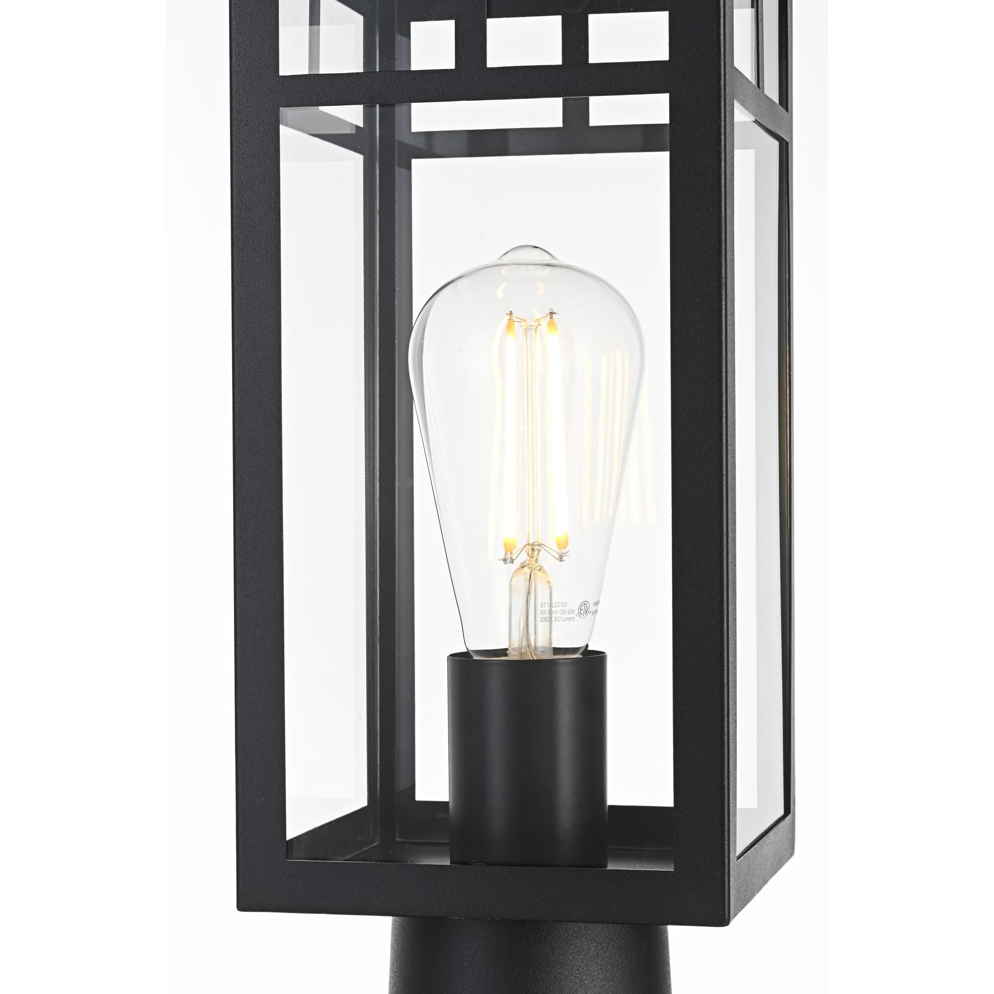 Mercer 18 Inch Outdoor Post Lamp by Elegant Lighting