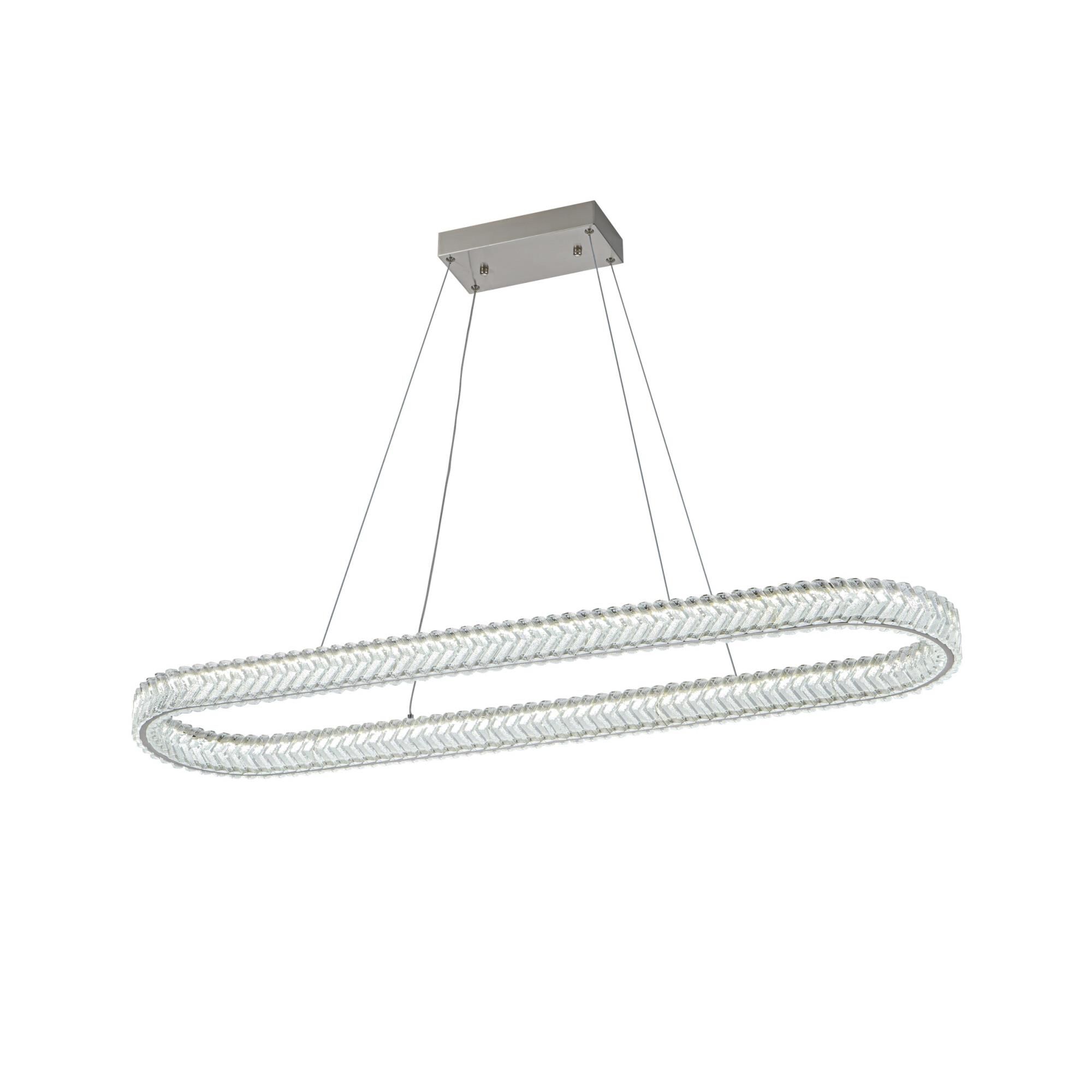 Chevron 47 Inch Linear Suspension Light by Artcraft