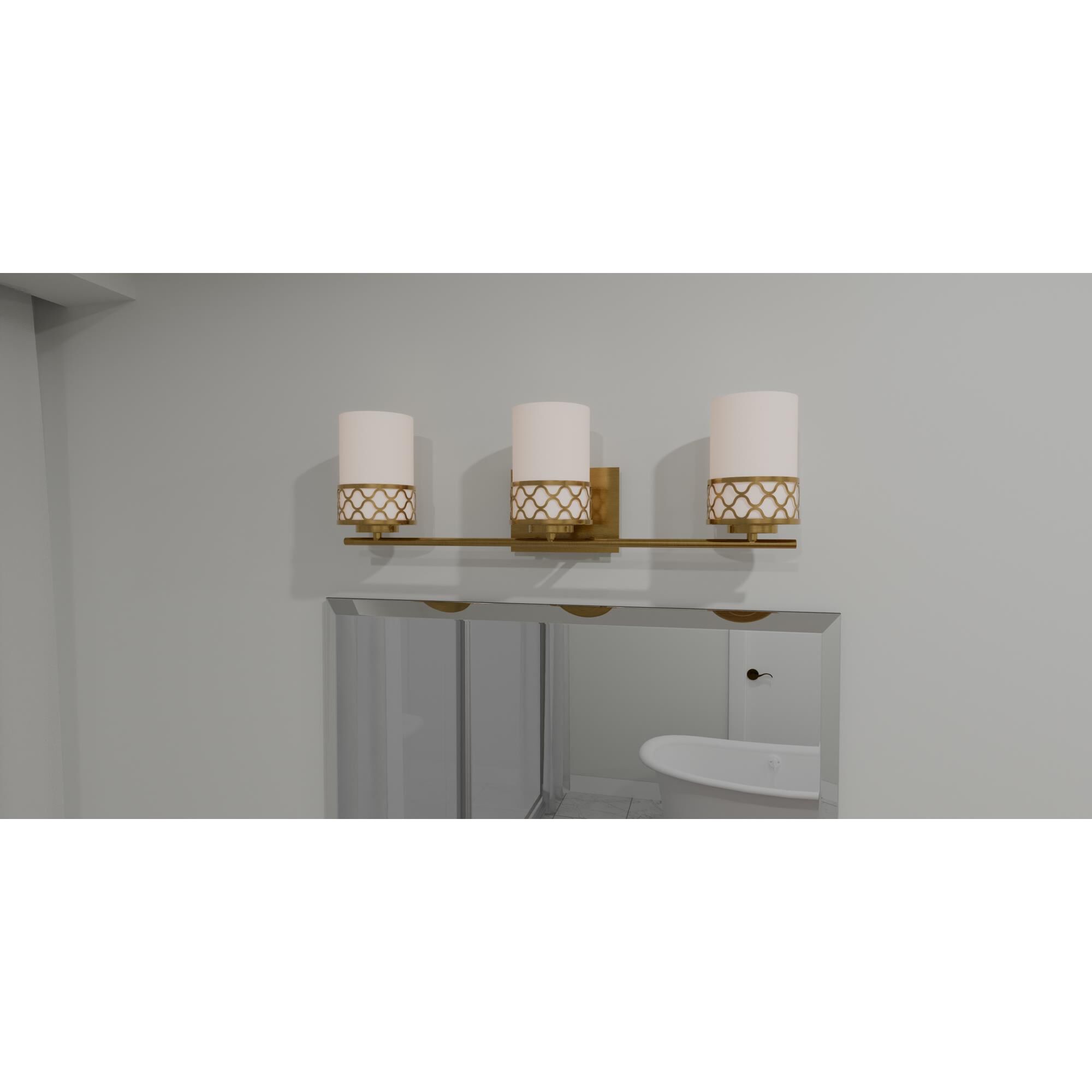 Tenley 24.25 Inch 3 Light Bath Vanity Light by Quoizel