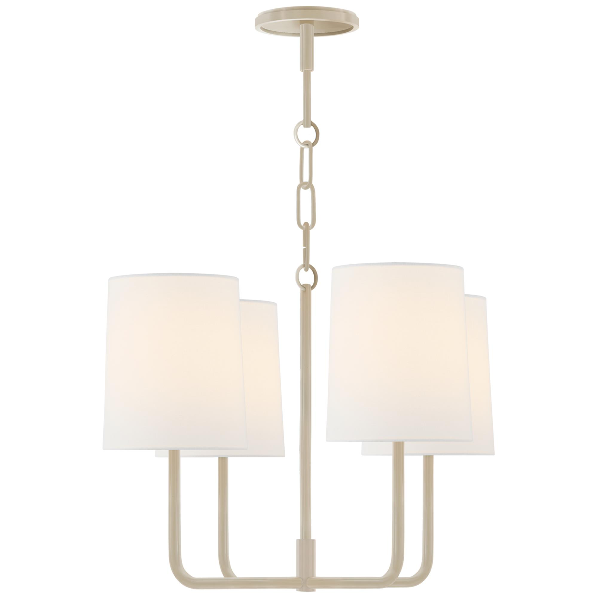 Shown in China White finish and Linen shade