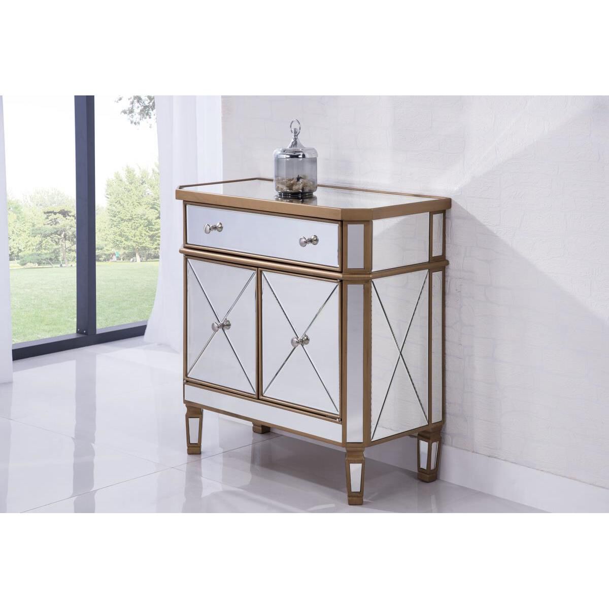 Shown in Hand Rubbed Antique Gold finish