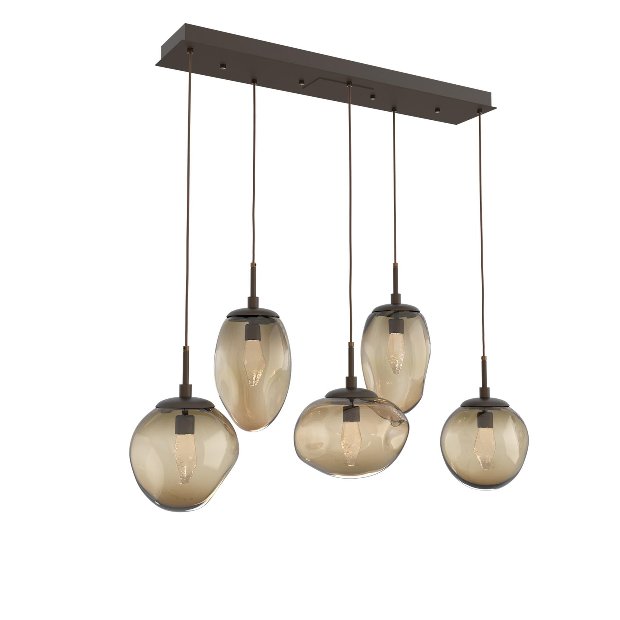 Shown in Flat Bronze finish and Geo Inner Bronze Outer glass