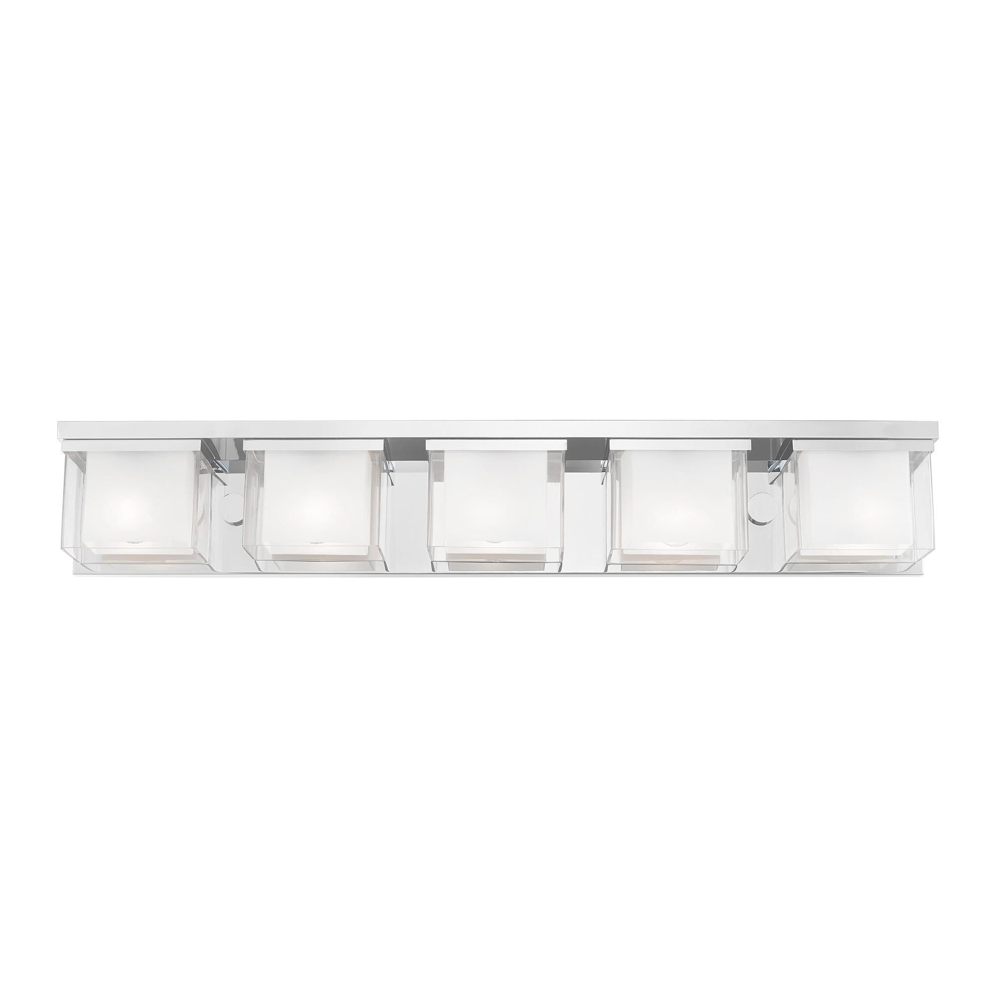 Duval 42 Inch 5 Light Bath Vanity Light by Livex Lighting