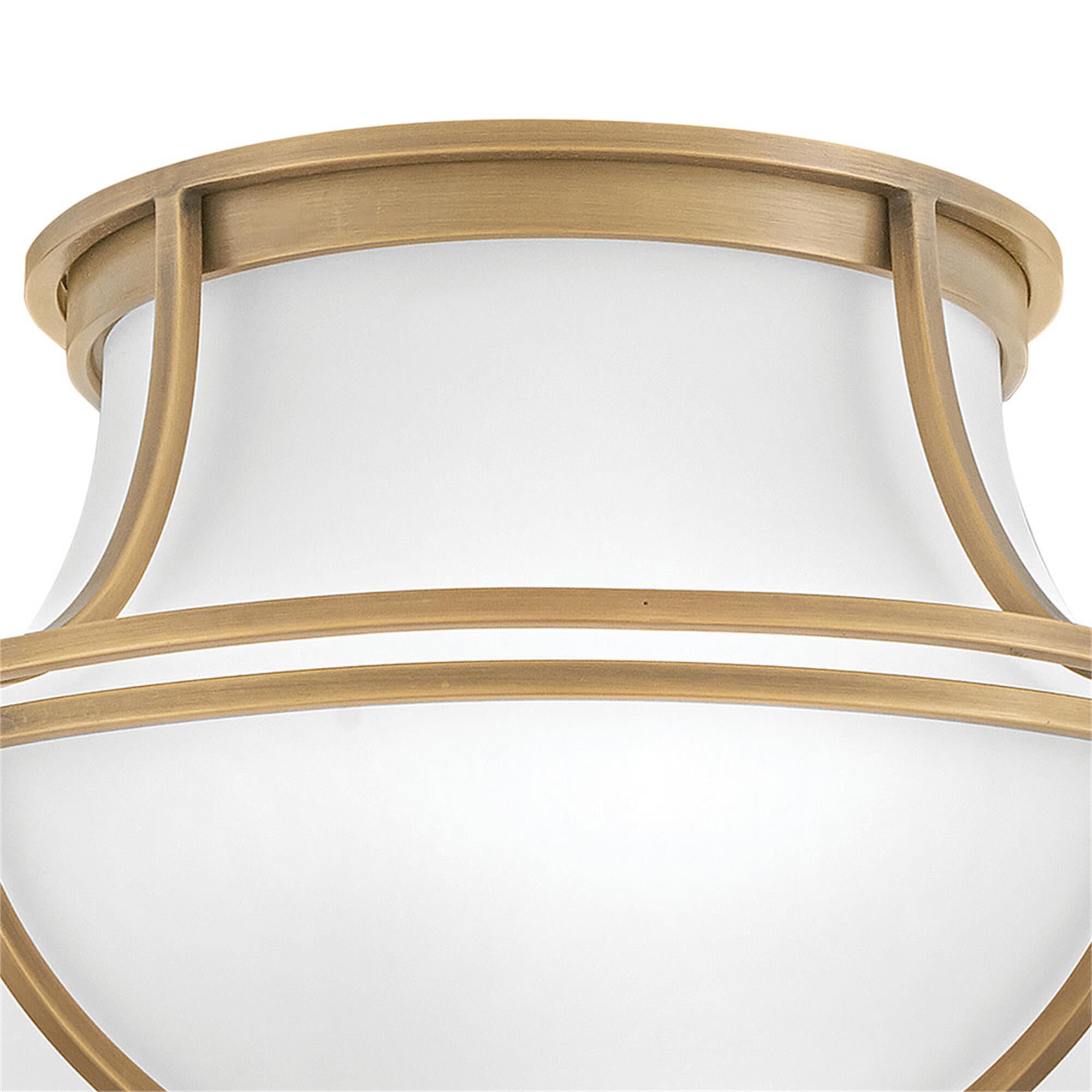 Saddler 15 Inch 3 Light Flush Mount,