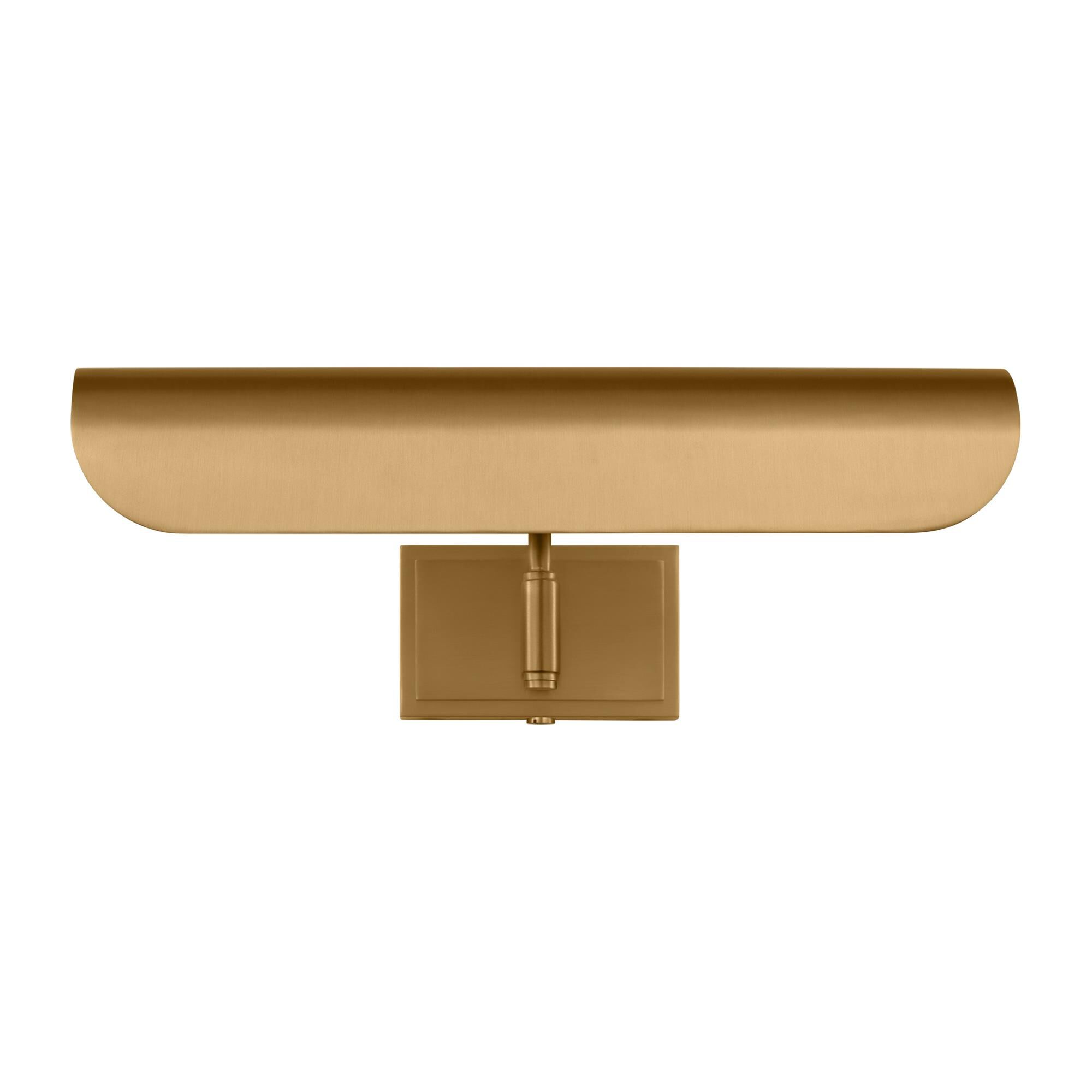 Shown in Burnished Brass finish and Burnished Brass shade