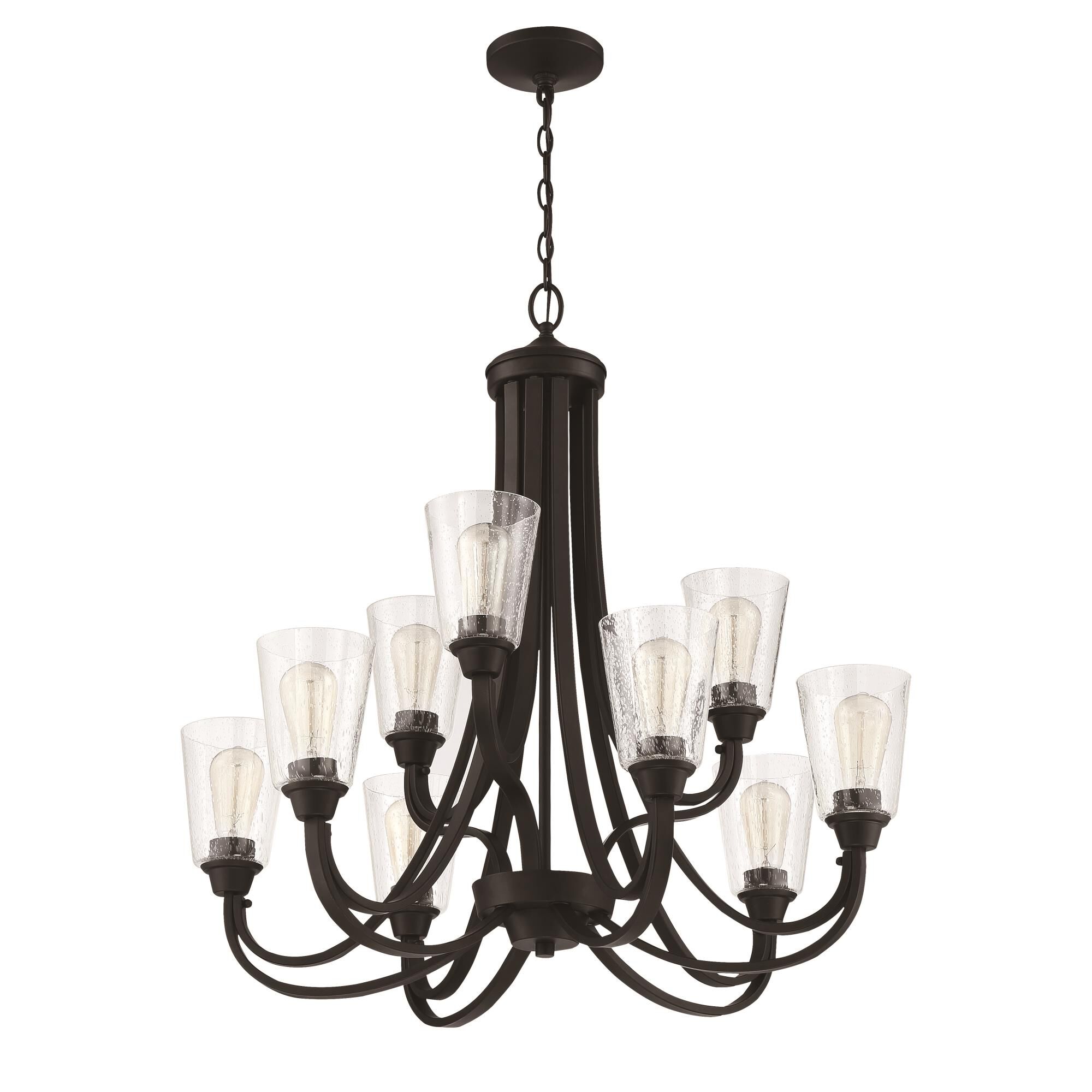 Grace 32 Inch 9 Light Chandelier by Craftmade